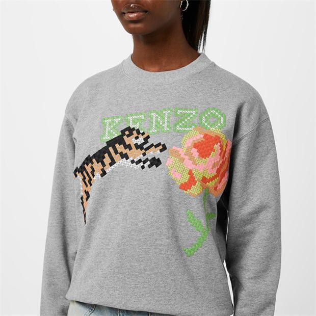 Kenzo o1g2r1mq1024 Sweatshirts in Pearl Grey Size L / US 10 / IT 46 - 3 Thumbnail