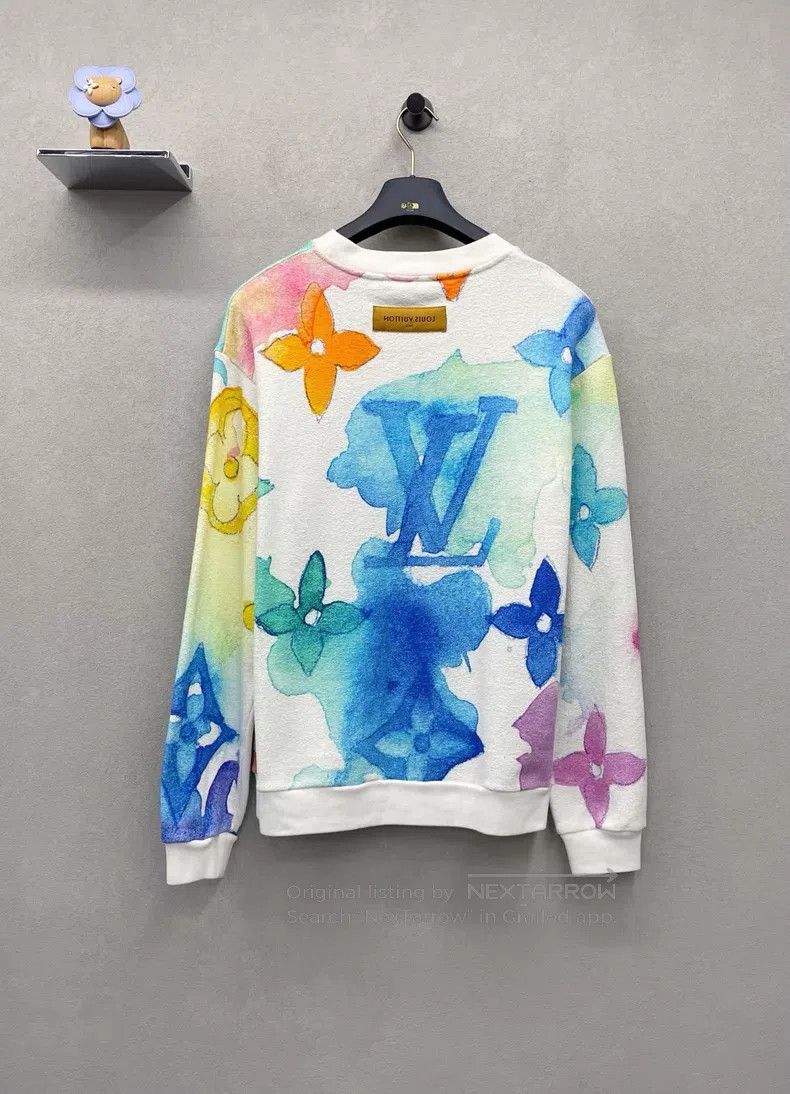 Louis Vuitton Louis Vuitton Ink printed sweatshirt Size US L / EU 52-54 / 3 - 2 Thumbnail