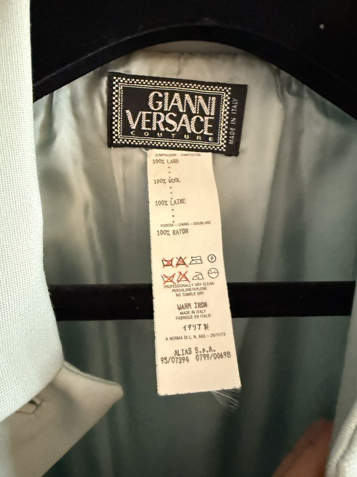 Versace *RARE* Gianni Versace Couture Wool Peacoat Size M / US 6-8 / IT 42-44 - 3 Thumbnail