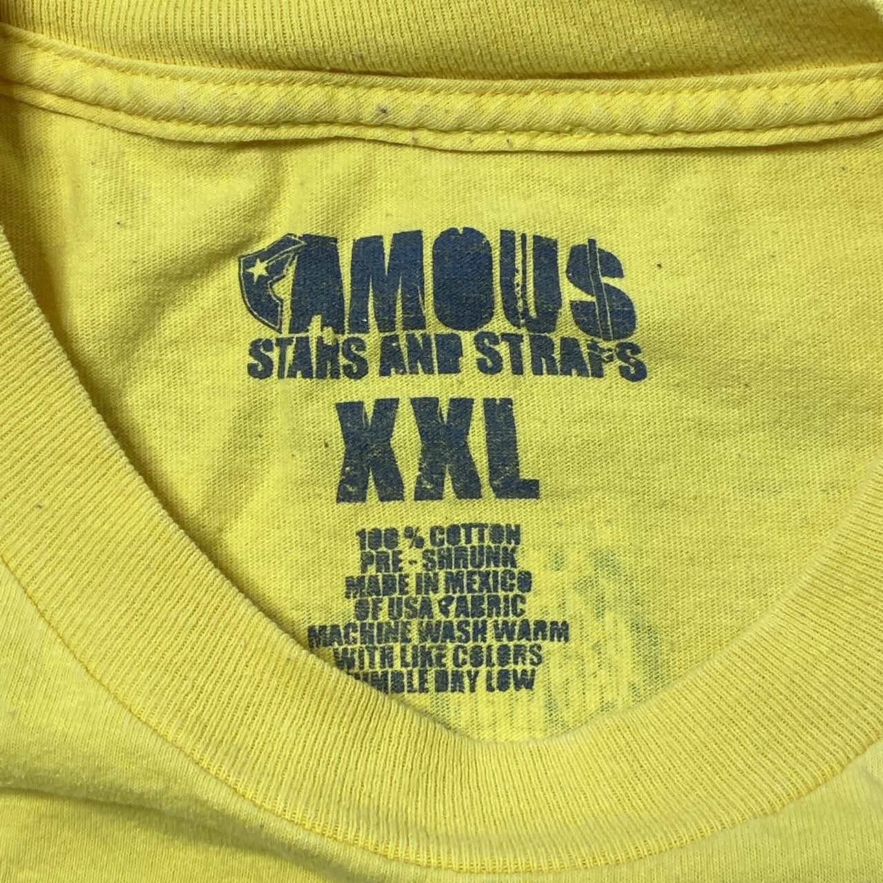 Famous Stars And Straps Famous Stars & Straps Yellow Y2K Skate Tee Size 2XL Size US XXL / EU 58 / 5 - 5 Thumbnail