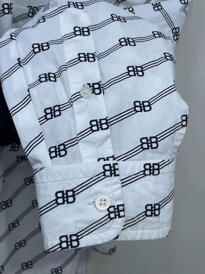 Balenciaga Balenciaga Full Print Loose Shirt Size XXS / US 00 / IT 34 - 5 Thumbnail