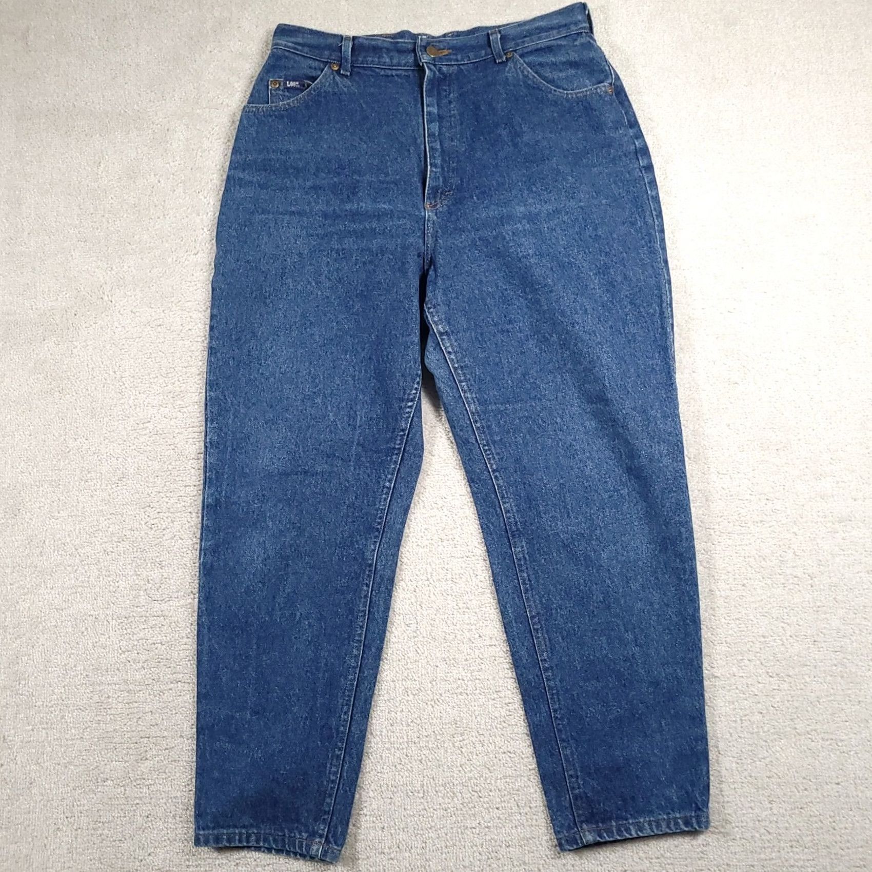 Lee VINTAGE Lee Riders Jeans Tapered Leg Blue Denim Women's 16P Petite Made In USA 90s USA Size 38" / US 16 / IT 52 - 2 Thumbnail