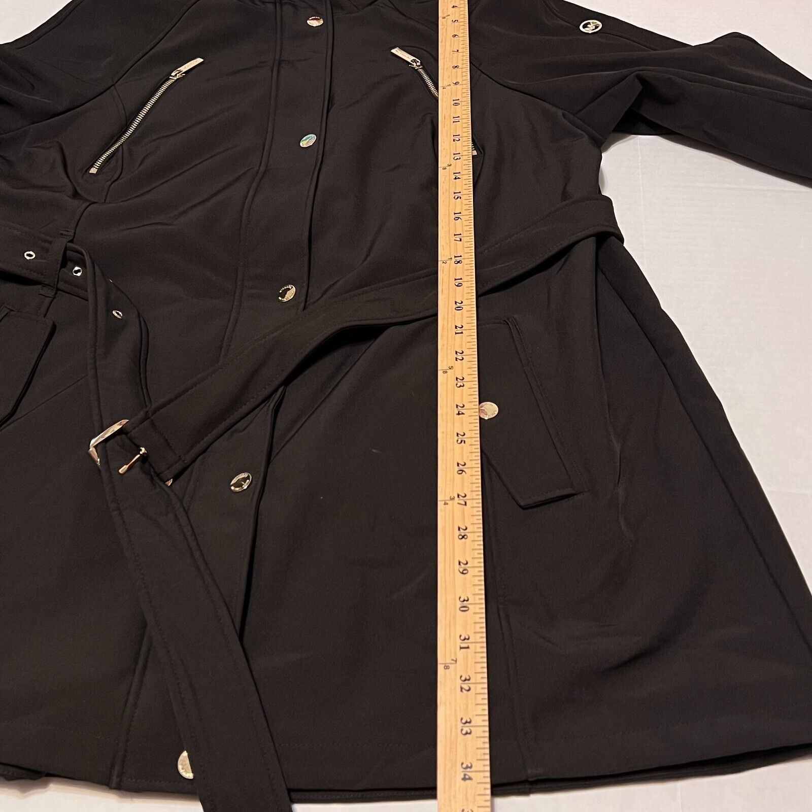 Michael Kors Michael Kors Women's Trench Water Resistant Jacket Plus 1X Size XL / US 12-14 / IT 48-50 - 14 Thumbnail