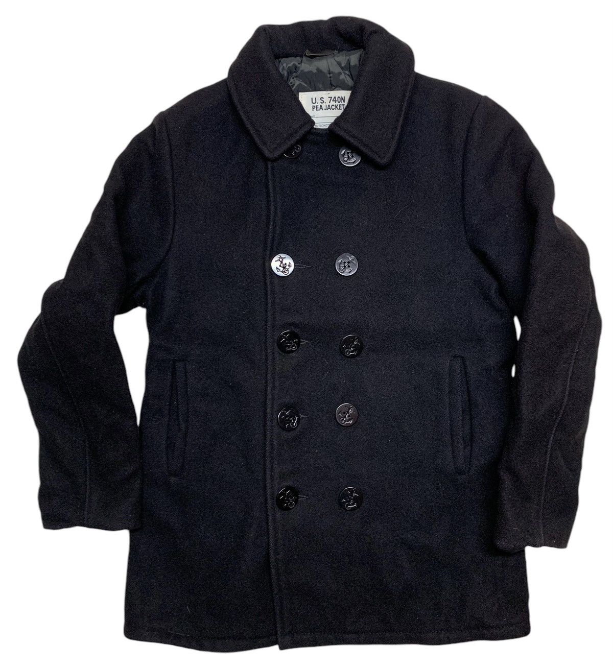 Schott SCHOTT NYC US J40N PEA JACKET Size US M / EU 48-50 / 2 - 10 Thumbnail