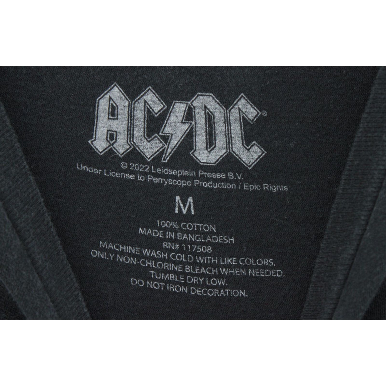 Vintage AC/DC T Shirt Men's M Black Short Sleeve Highway to Hell Concert Band Tee Shirt Heading to Hell Size US M / EU 48-50 / 2 - 3 Thumbnail