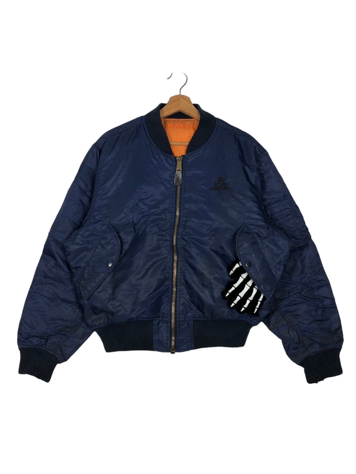 Japanese Brand 🔥90s RIOT RIOT REVERSIBLEMBOMBER JACKET MILITARY COLLECTION Size US M / EU 48-50 / 2 - 1 Thumbnail