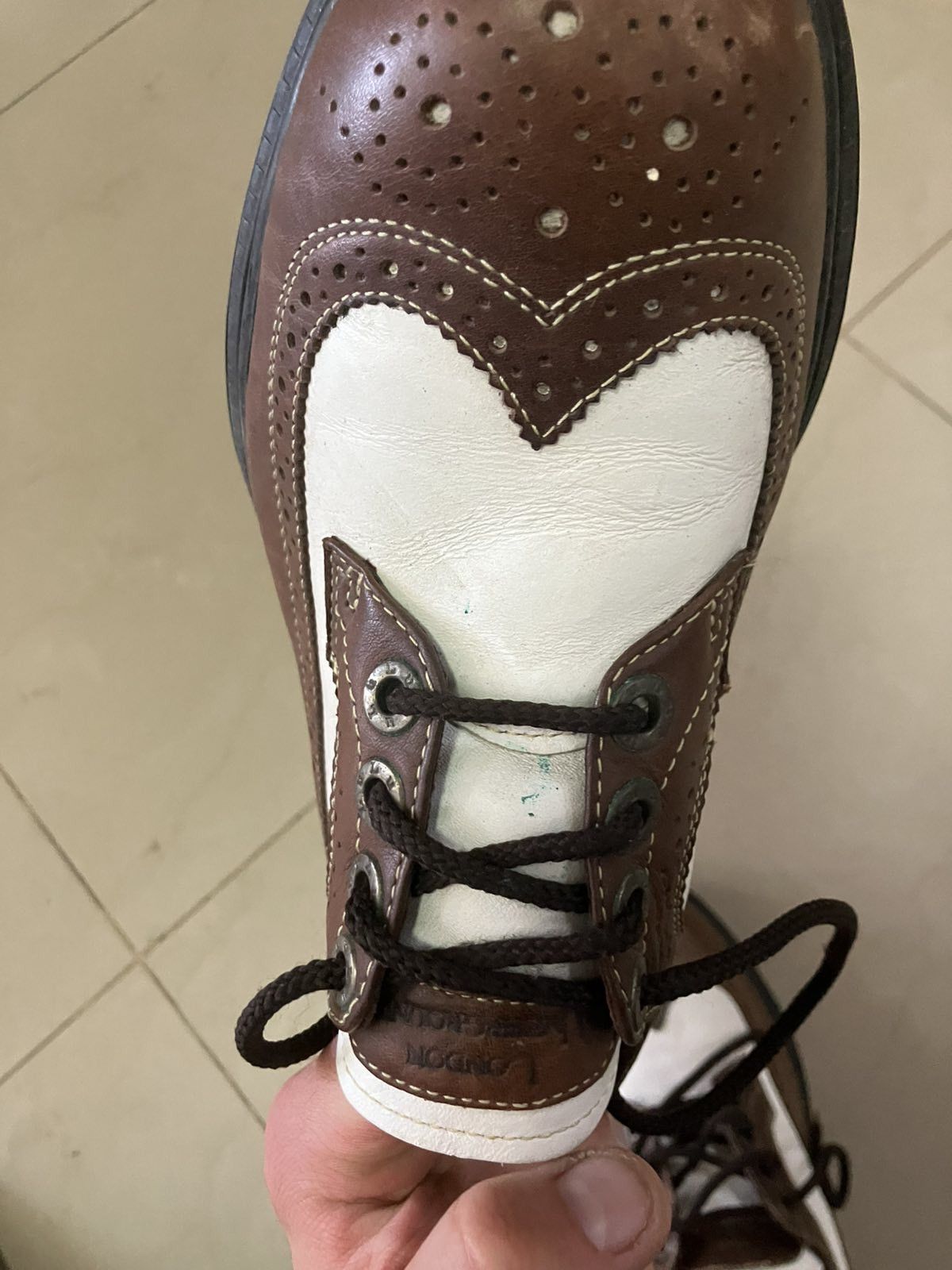 Y'2 Leather Vintage Y2K London Underground brown oxford creeper shoes Size US 10.5 / EU 43-44 - 7 Thumbnail
