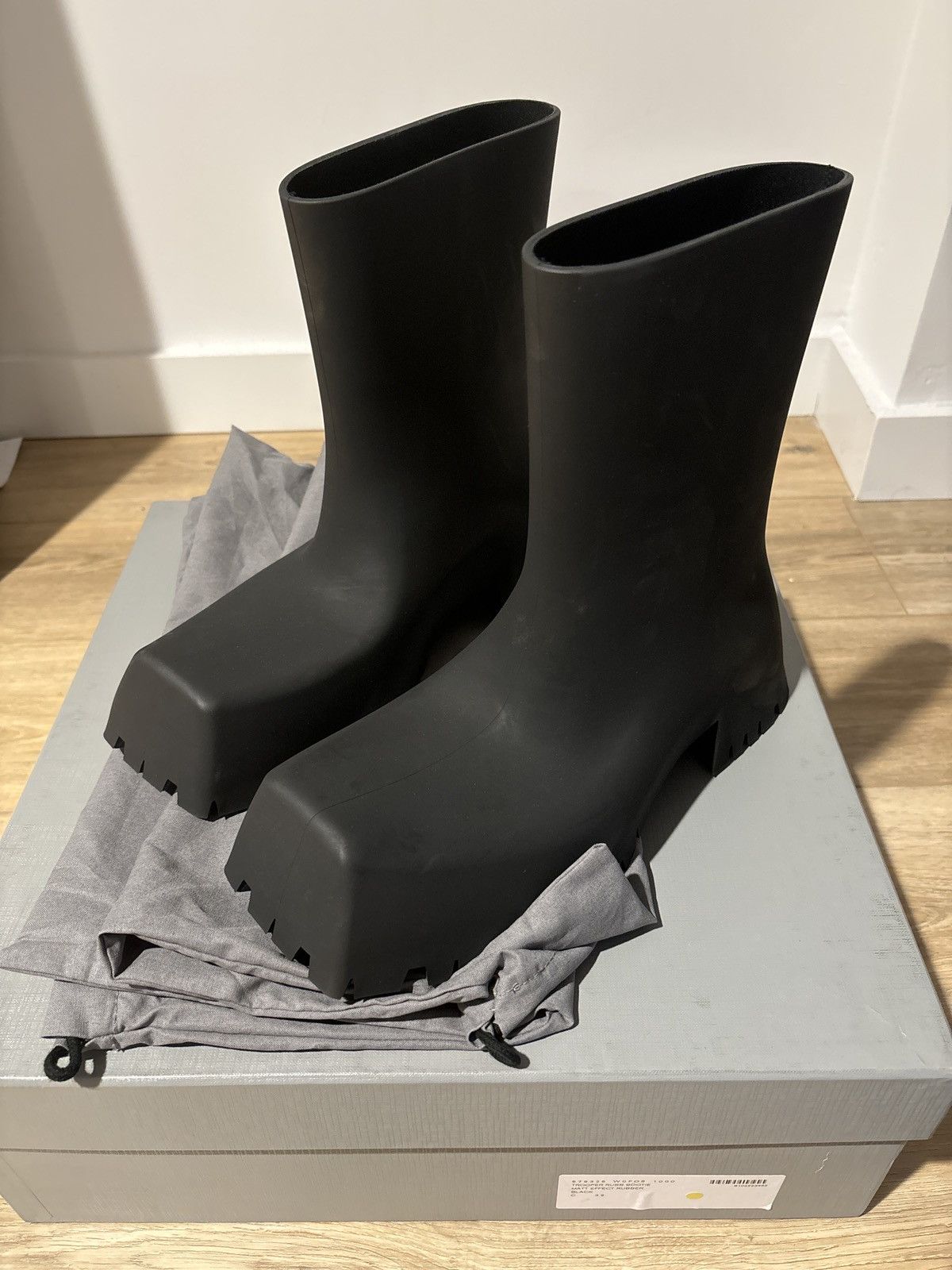 Balenciaga Trooper Rubber Boot | Grailed