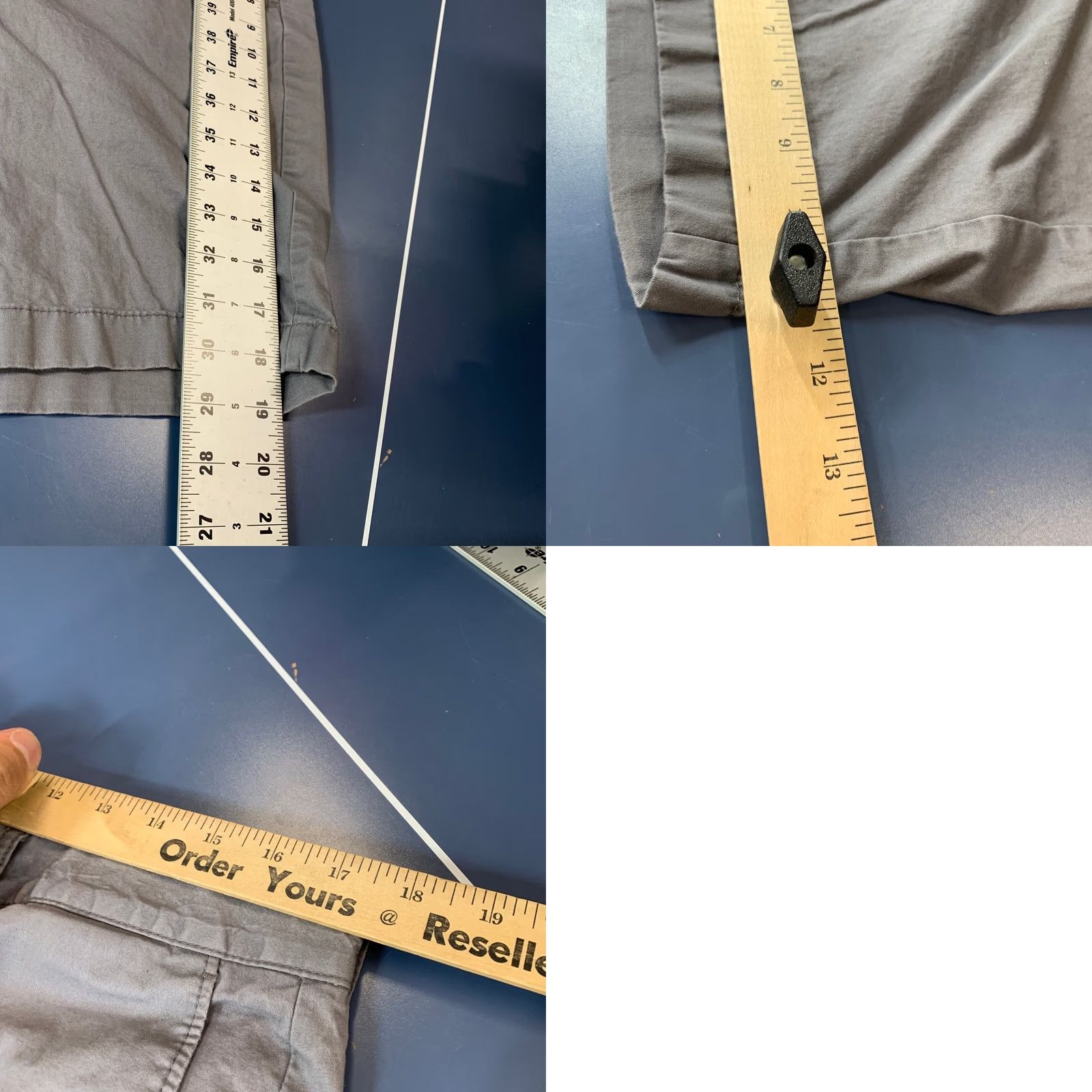 J.Crew J.CREW Chino Shorts Mens 34x9 Gray Preppy Casual Work School Shorts Size US 34 / EU 50 - 9 Thumbnail