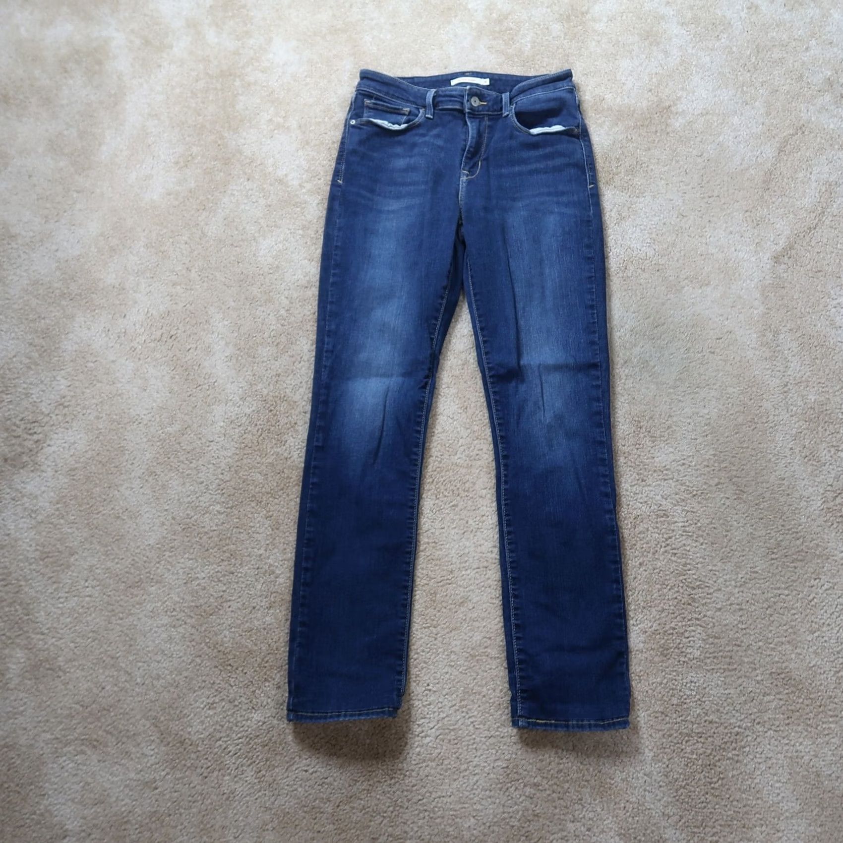 Levi's Levi's Mid Rise Skinny Jeans Womens 8 Blue Stretch Denim Jeans Skinny Pants Ladies 8 Blue Size 30" / US 8 / IT 44 - 2 Thumbnail
