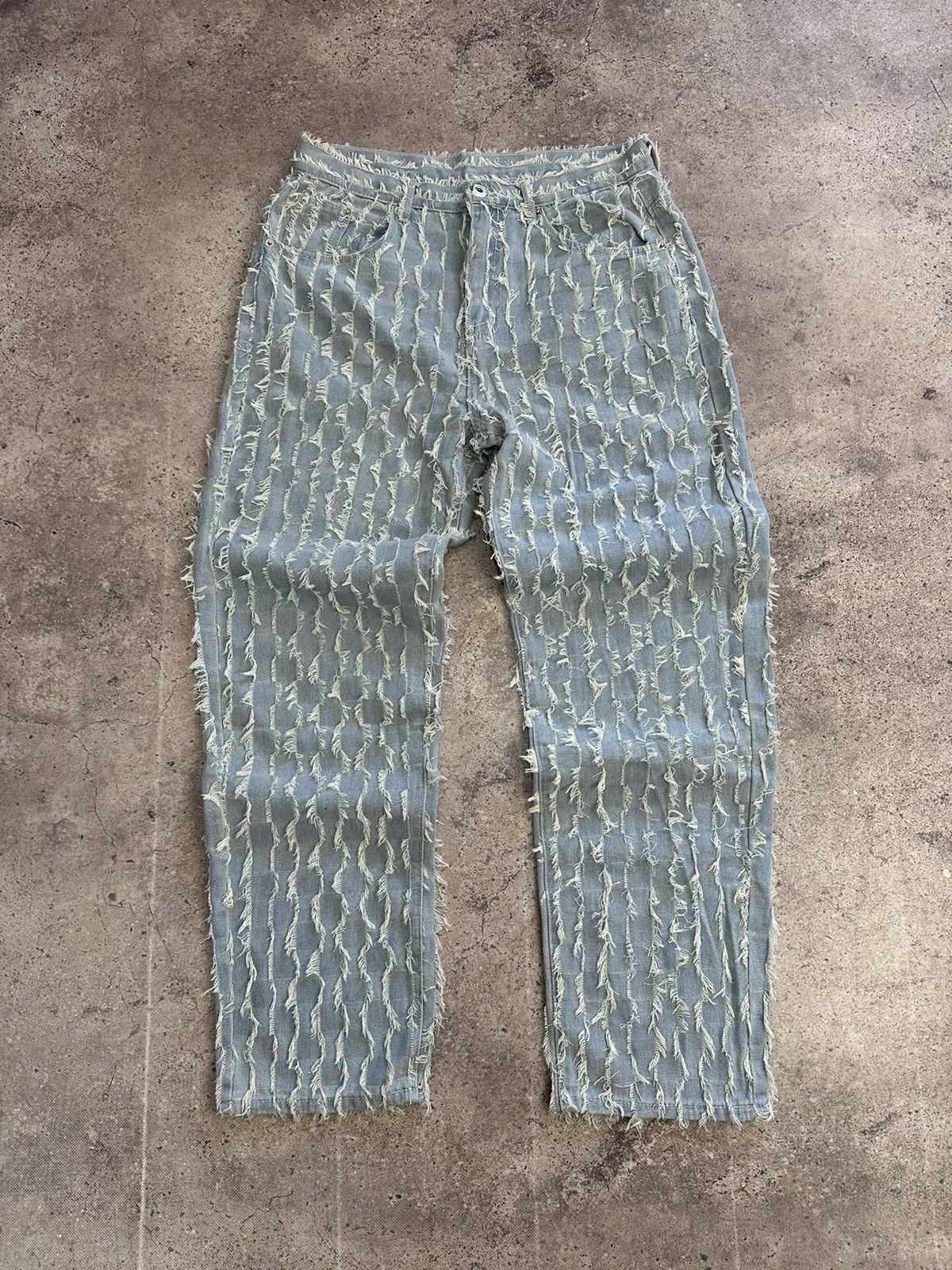 Japanese Brand × Vintage Vintage Junya Watanabe Style Japanese Denim Jeans Y2K Size US 32 / EU 48 - 4 Thumbnail