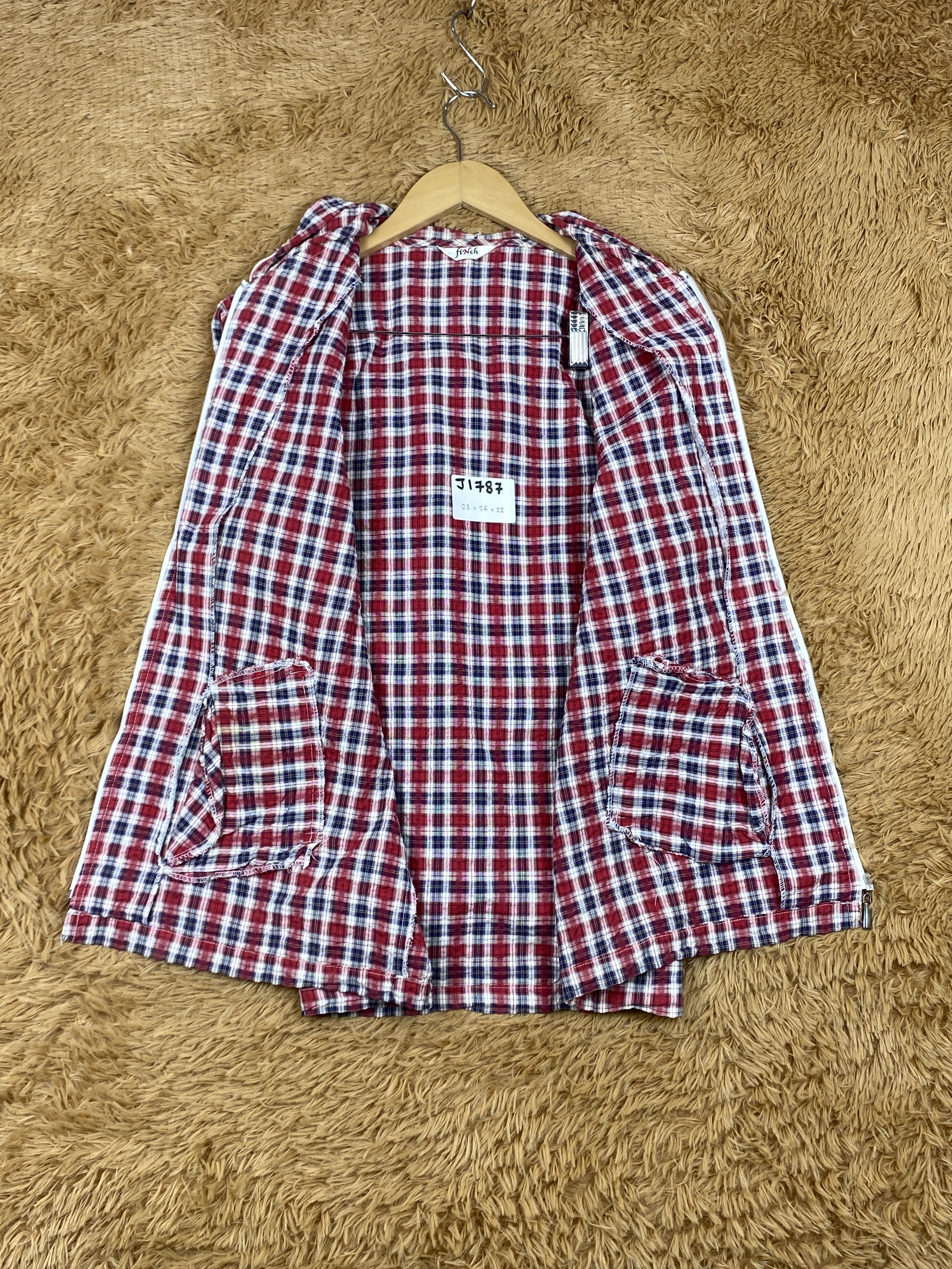 Japanese Brand × Vintage Vintage Finch Japanese Brand Hoodie Flannel Jacket Size US S / EU 44-46 / 1 - 6 Thumbnail