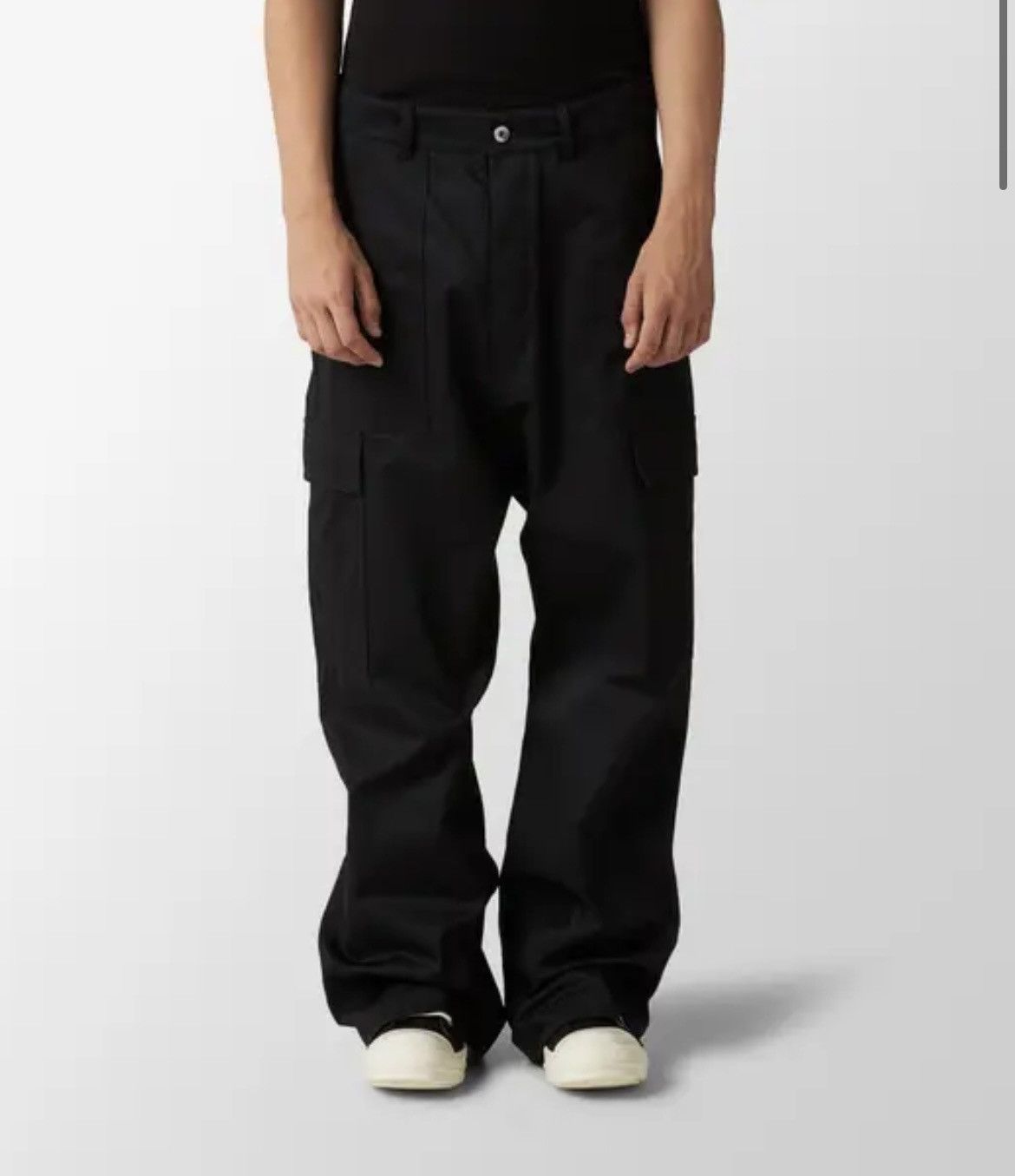 image of Rick Owens Drkshdw Rick Owens Cargo Pants in Black, Men's (Size 34)