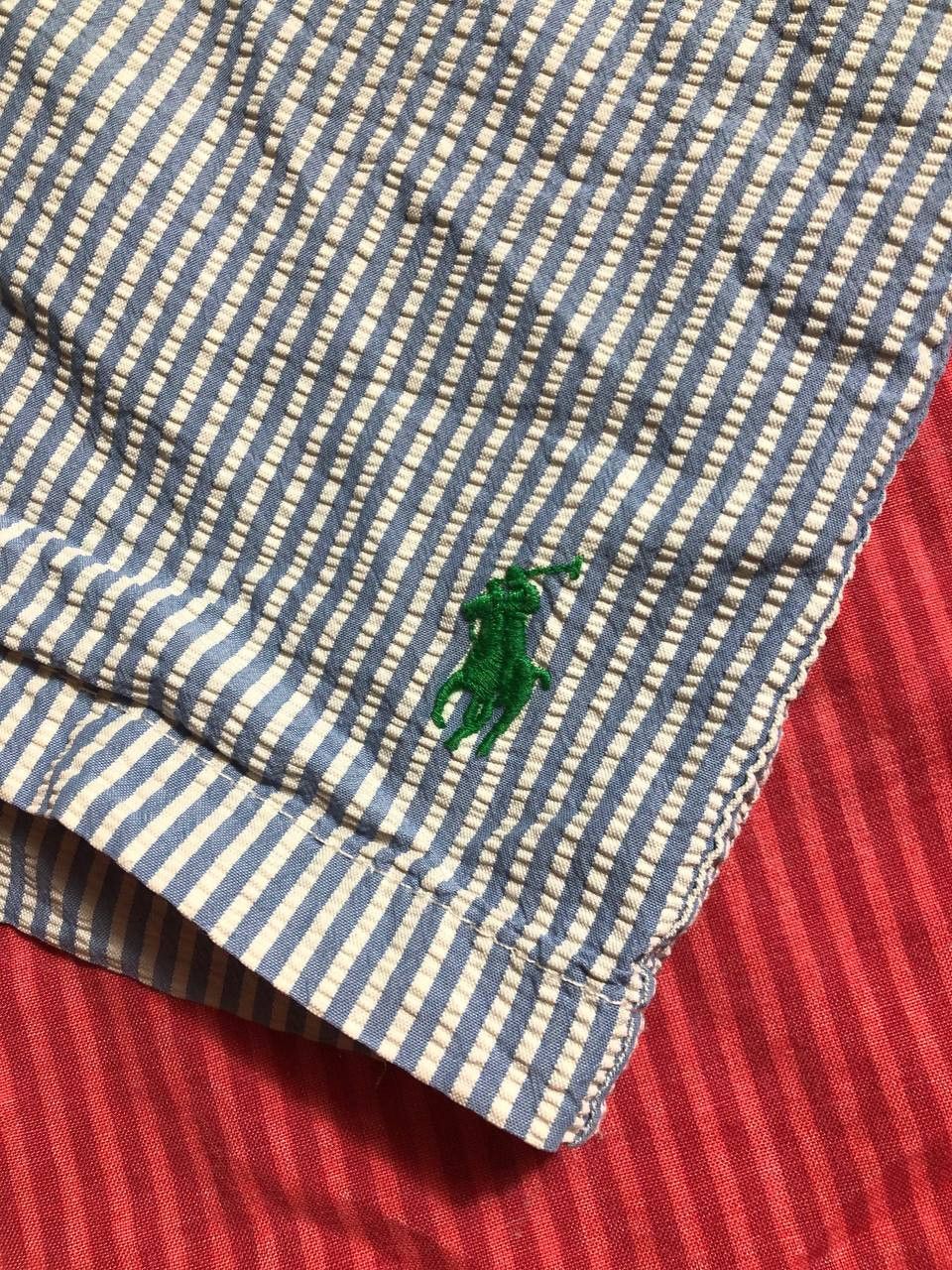 Polo Ralph Lauren × Vintage Vintage Y2K Polo Sport Striped Baggies Nylon Shorts Size US 34 / EU 50 - 6 Thumbnail