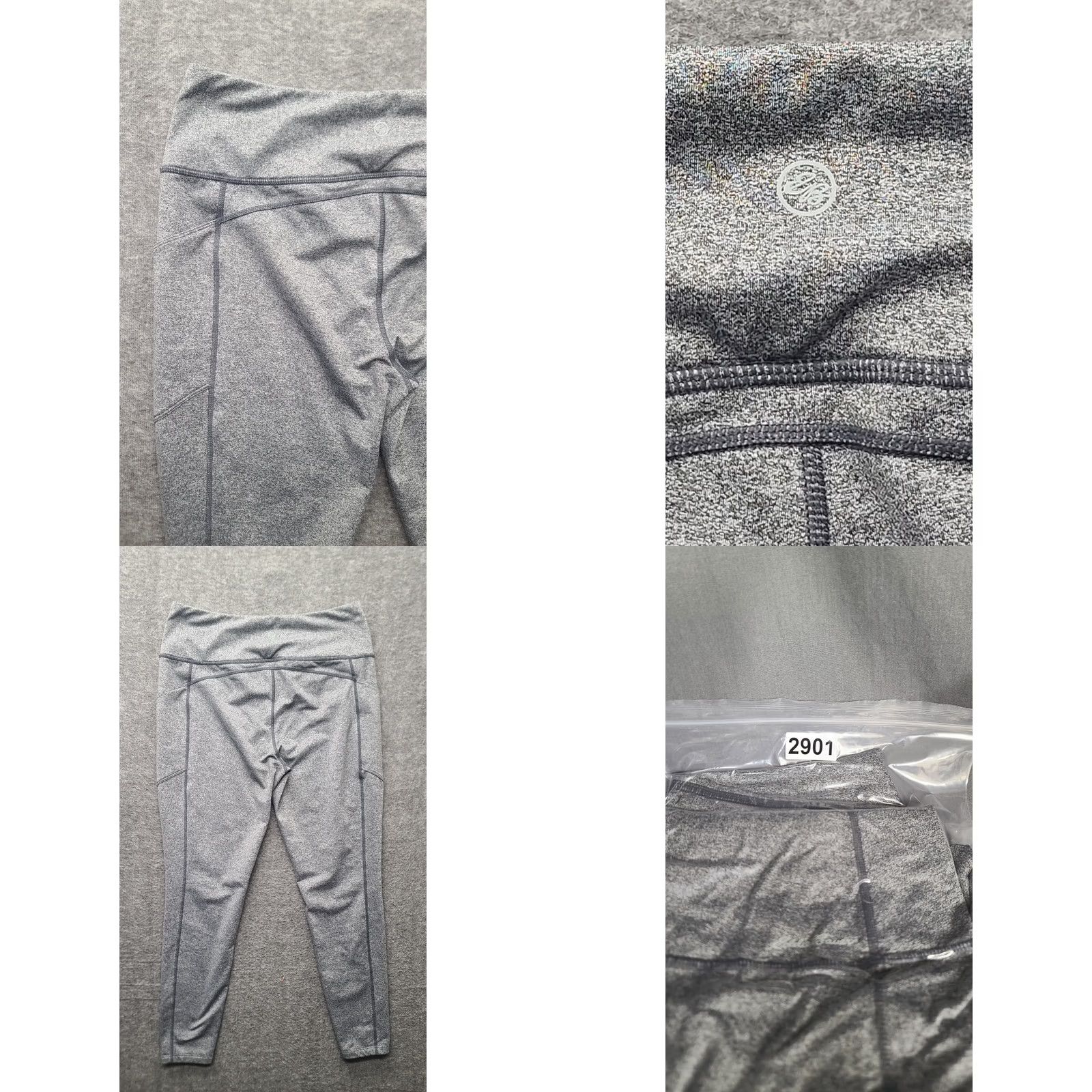 Eddie Bauer VINTAGE Eddie Bauer First Ascent Leggings Womens L Trail Performance Slim Fit High Rise Gray Polyester Spandex Media Pocket Athleisure Outdoor Size 36" / US 14 / IT 50 - 9 Thumbnail