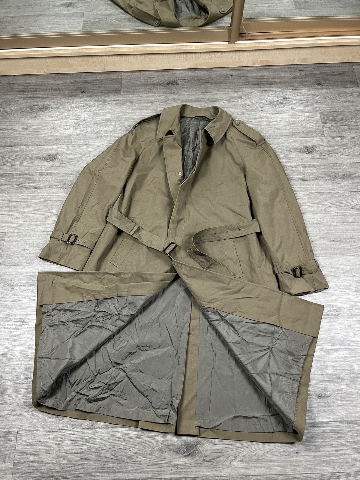 Other Retro Mens Diolen 1973s Trench Coat Size 50 Beige Size US L / EU 52-54 / 3 - 2 Thumbnail