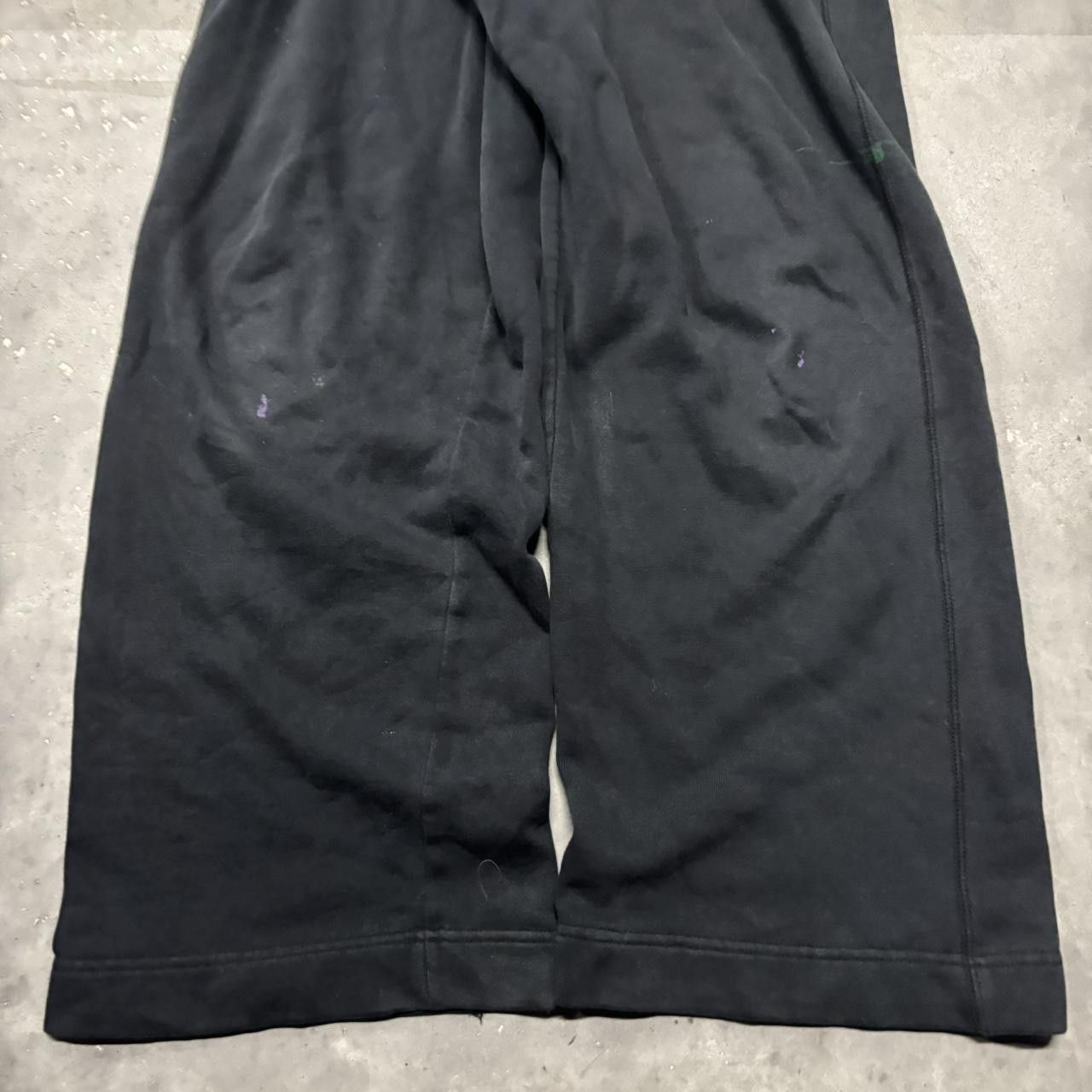 Japanese Brand × Vintage Crazy Vintage Y2K/2000s Baggy Black Streetwear Essential Sweatpants! Size US 34 / EU 50 - 5 Thumbnail