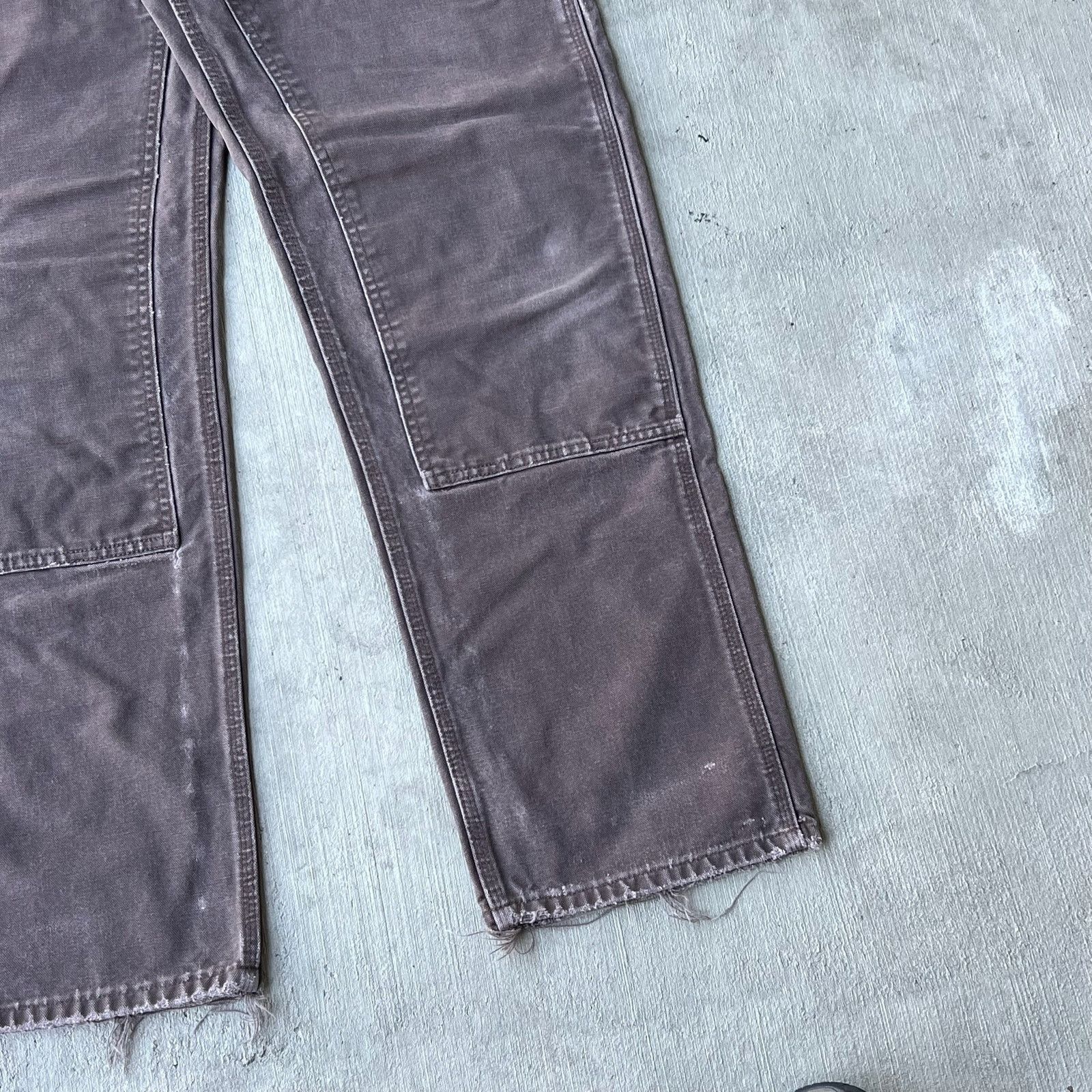 Carhartt × Vintage Carhartt brown double knee work wear carpenter pants Size US 32 / EU 48 - 8 Thumbnail