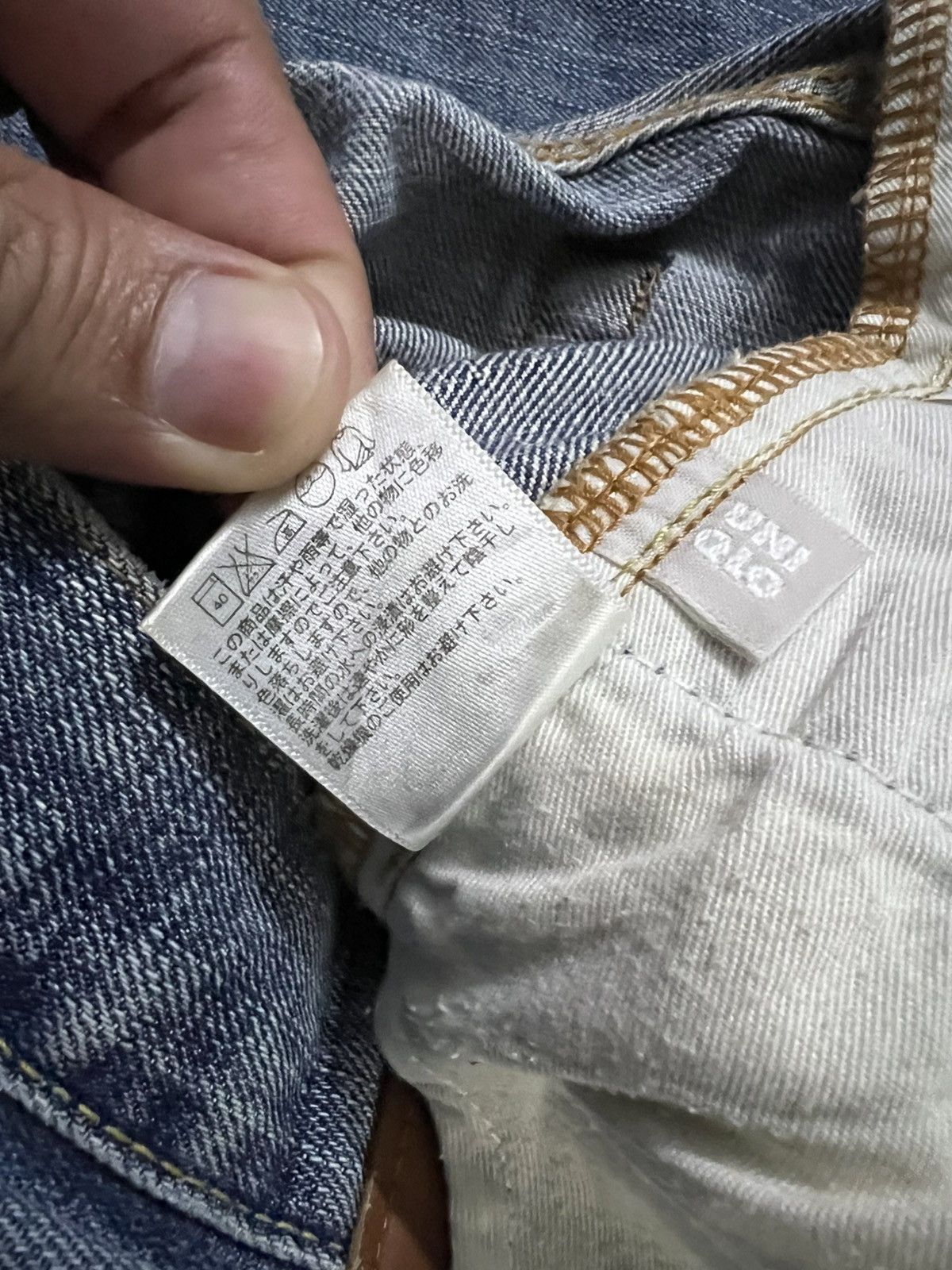 Japanese Brand 💥Flare💥Vintage Uniqlo B-002 light Wash Jean Size US 34 / EU 50 - 21 Thumbnail
