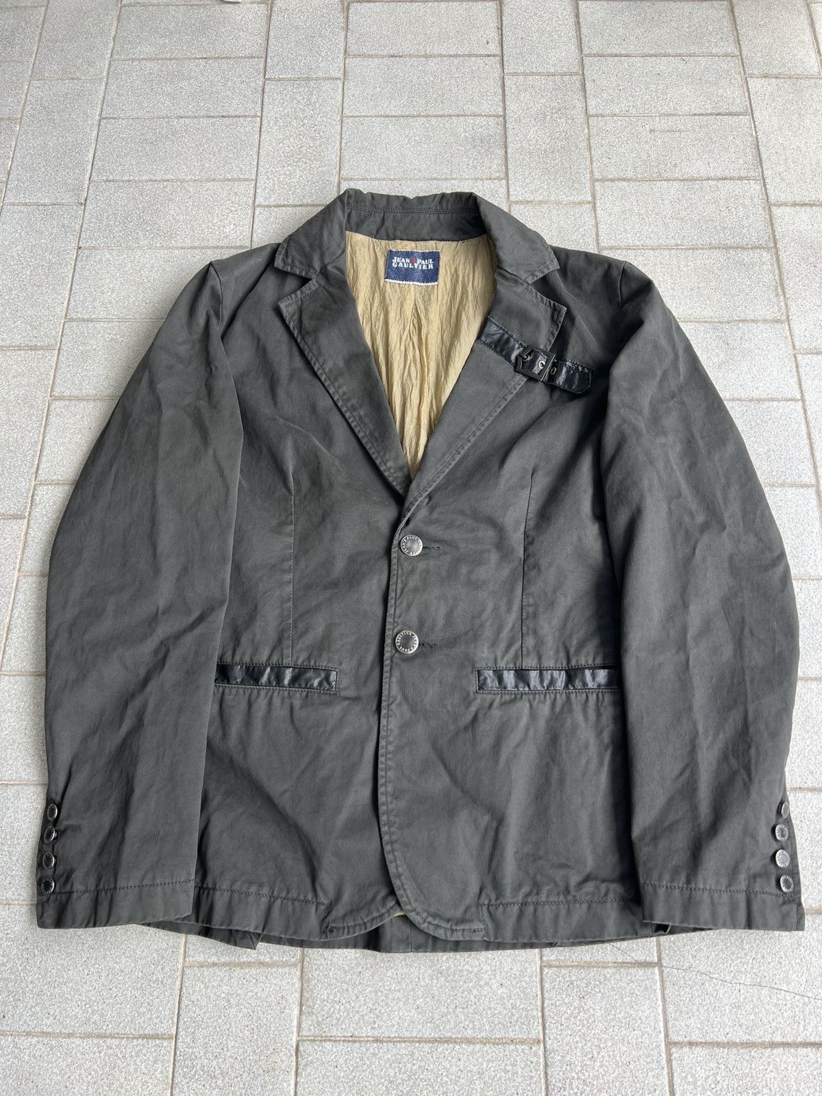 Jean Paul Gaultier Rare Jean Paul Gaultier Blazer Jacket vintage 90s Size US M / EU 48-50 / 2 - 2 Thumbnail
