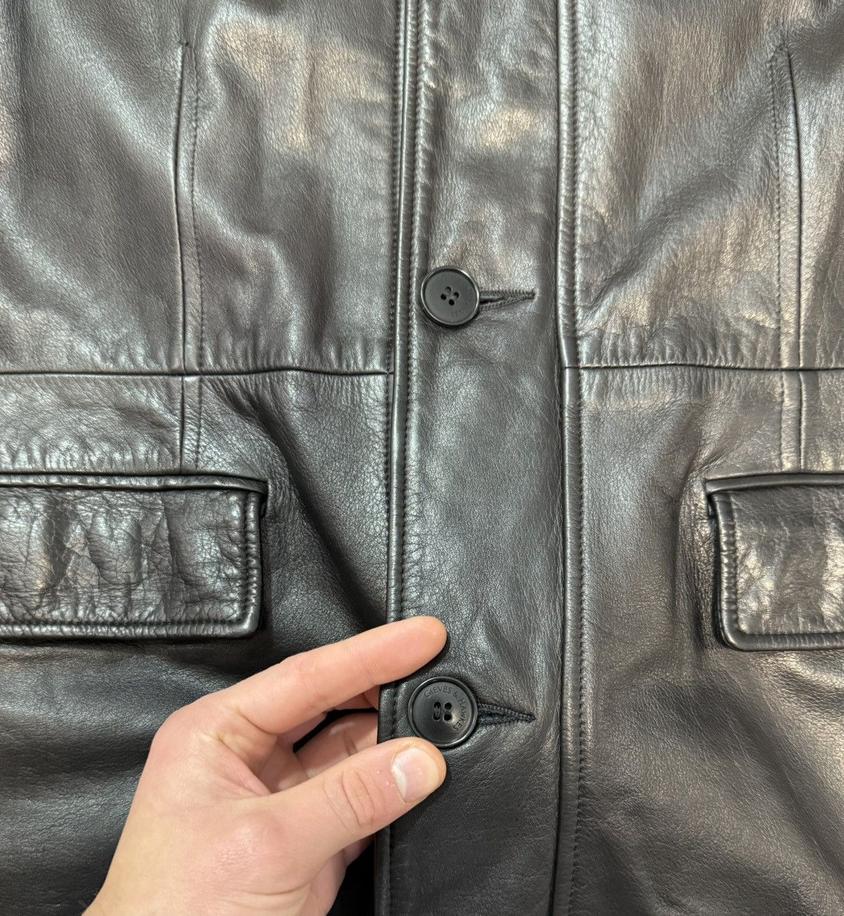 Gieves & Hawkes Gieves & Hawkes Leather Jacket Men 40 Savile Row England Size US M / EU 48-50 / 2 - 6 Thumbnail