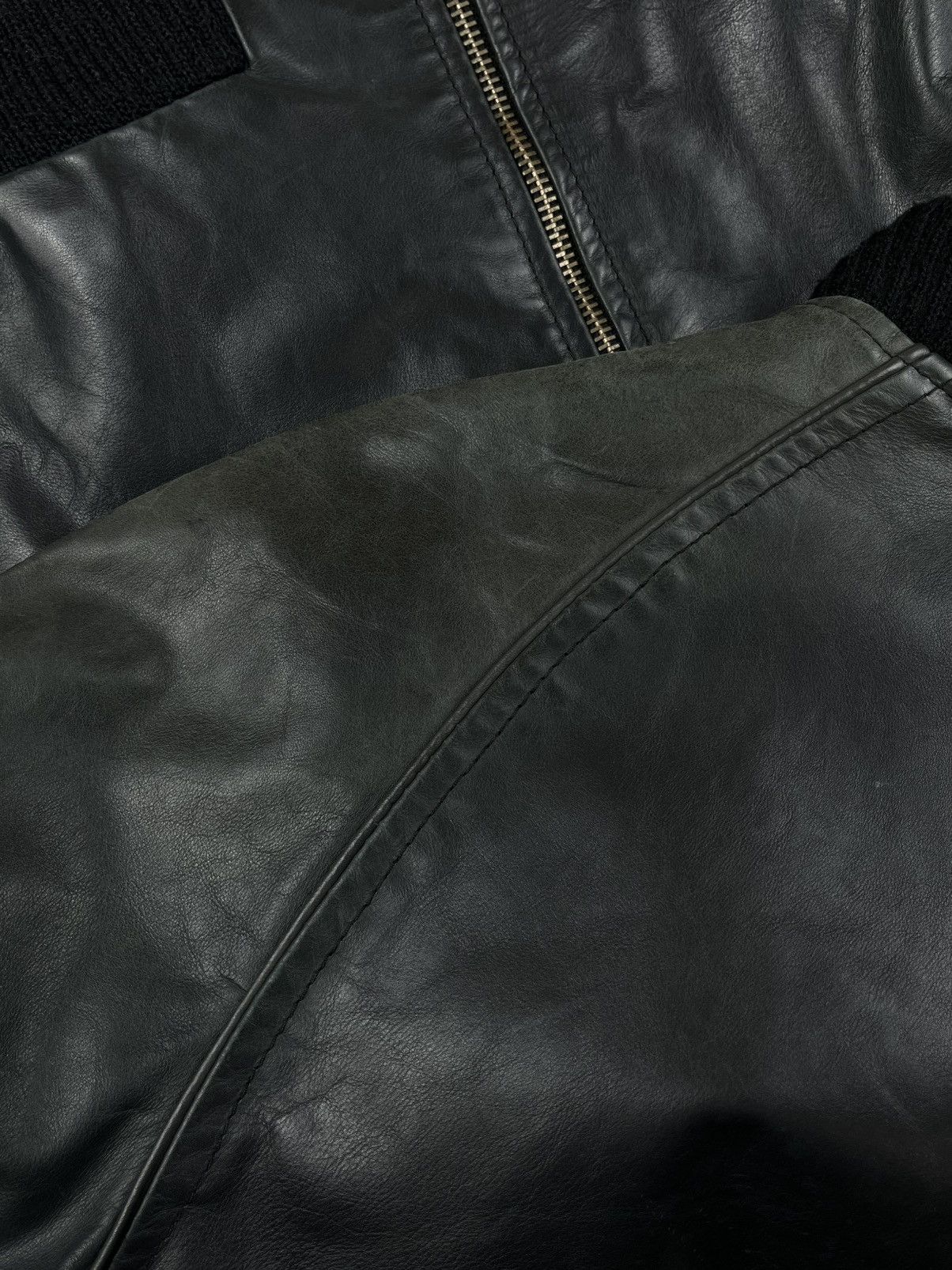 Maison Margiela SS04 Maison Margiela 5 Zip Calf Leather Bomber Jacket Size US M / EU 48-50 / 2 - 7 Thumbnail