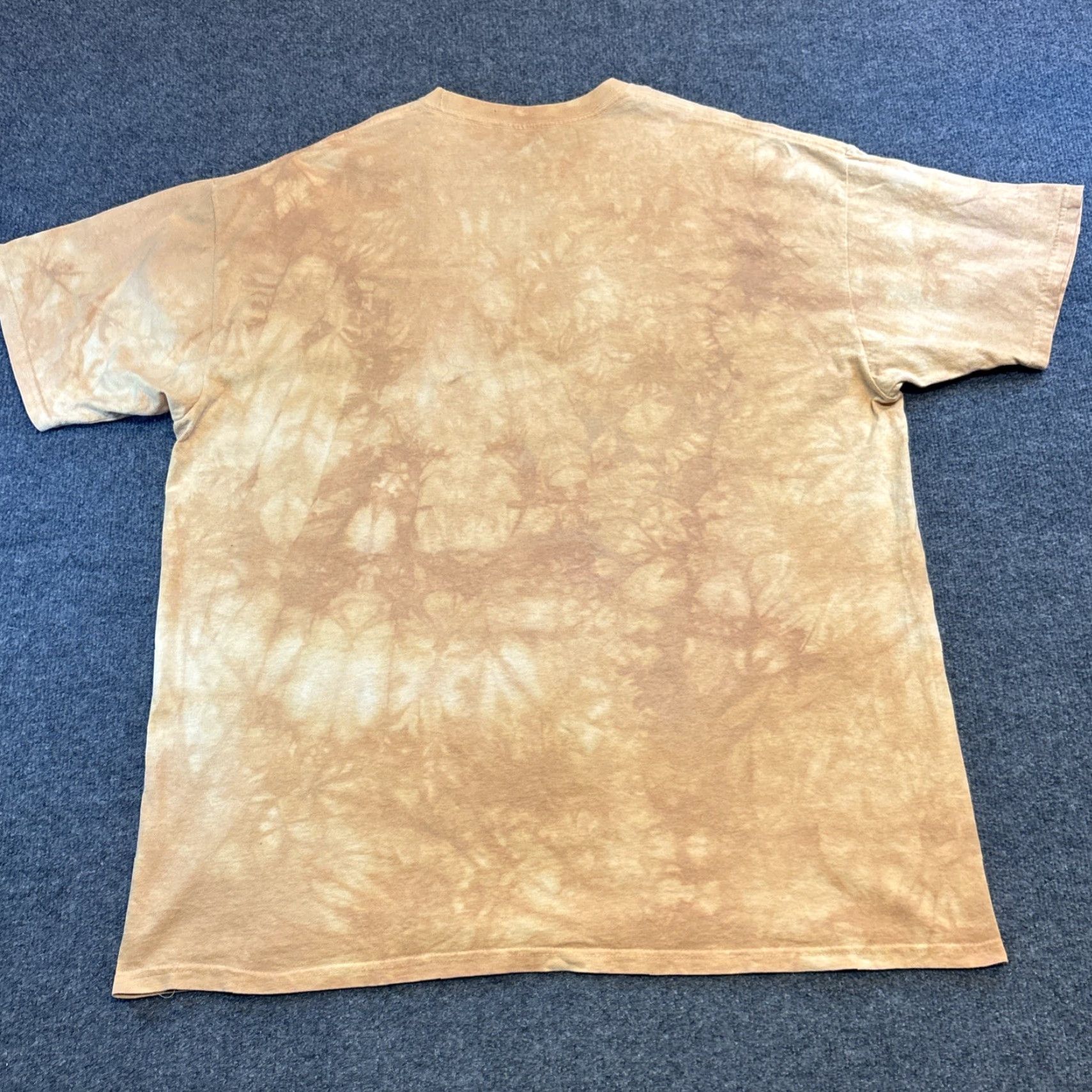The Mountain VINTAGE Y2K Kitten Cat Pumpkin Patch Fall Forest Burnt Orange Tye Dye T-Shirt 3XL 2015 Size US XXL / EU 58 / 5 - 6 Thumbnail