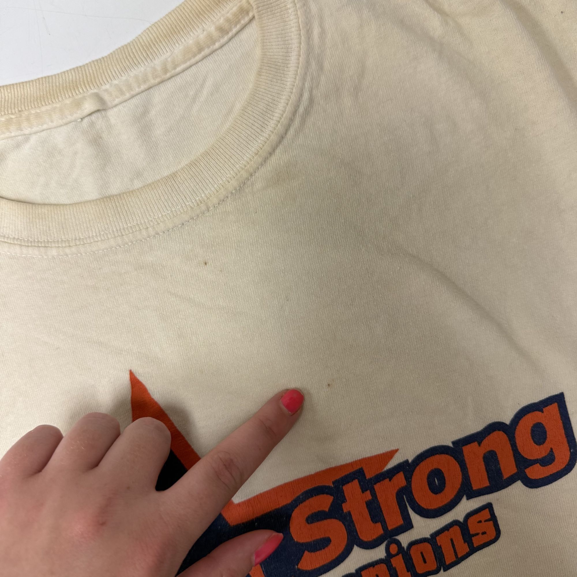 Other 80's MLB Astros HOUSTON STRONG We Are CHAMPIONS Baseball Tee Size US M / EU 48-50 / 2 - 10 Thumbnail