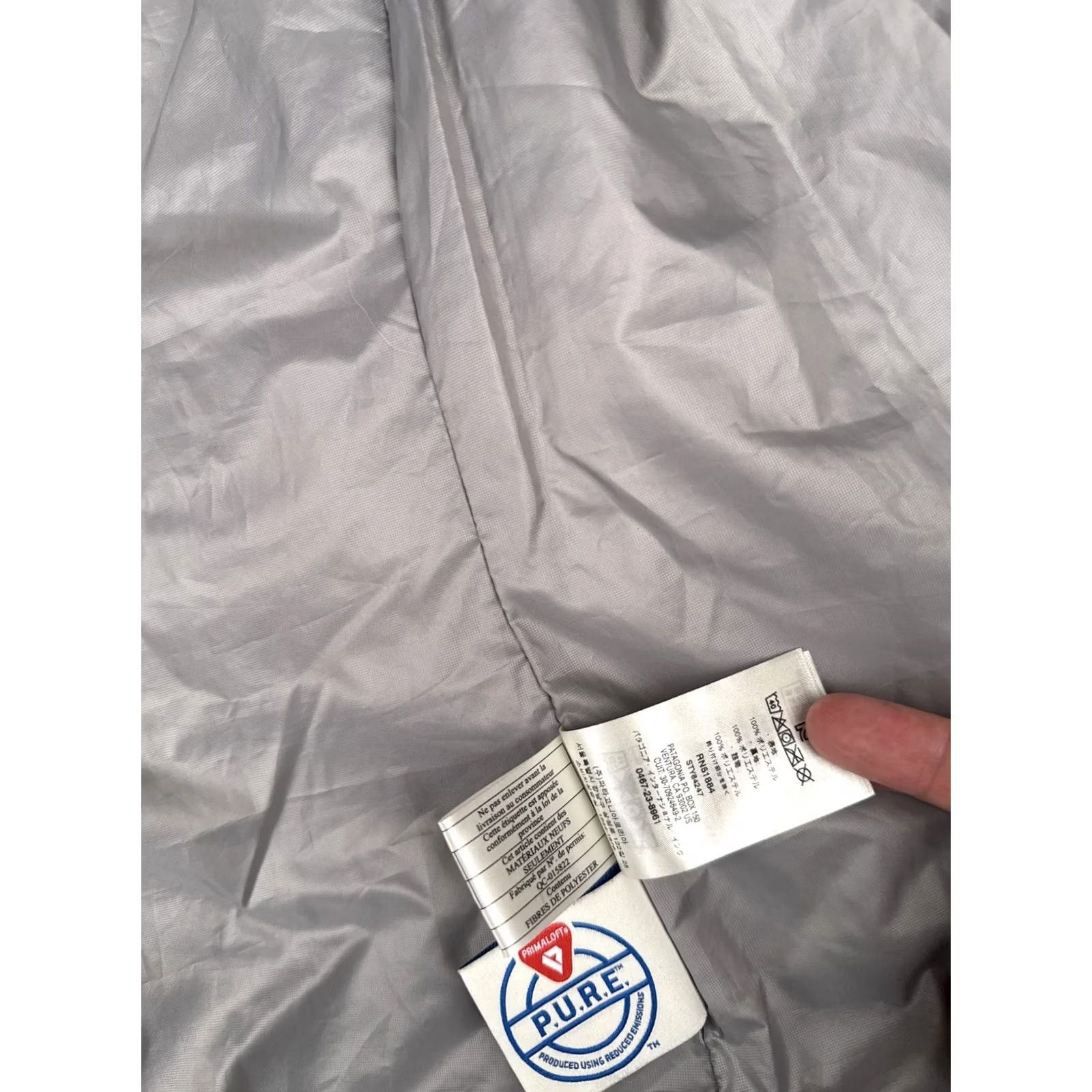 Patagonia Patagonia Nano Puff Vest Womens XS Gray Primaloft Insulated Full Zip Puffer Pocket Logo Patch Quilted Size XS / US 0-2 / IT 36-38 - 5 Thumbnail