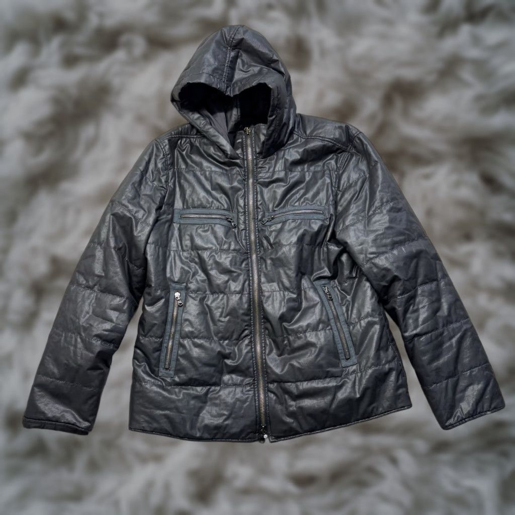 John Varvatos VINTAGE John Varvatos Star USA Mens L Quilted Puffer Hooded Jacket Full Zip Size US L / EU 52-54 / 3 - 1 Thumbnail
