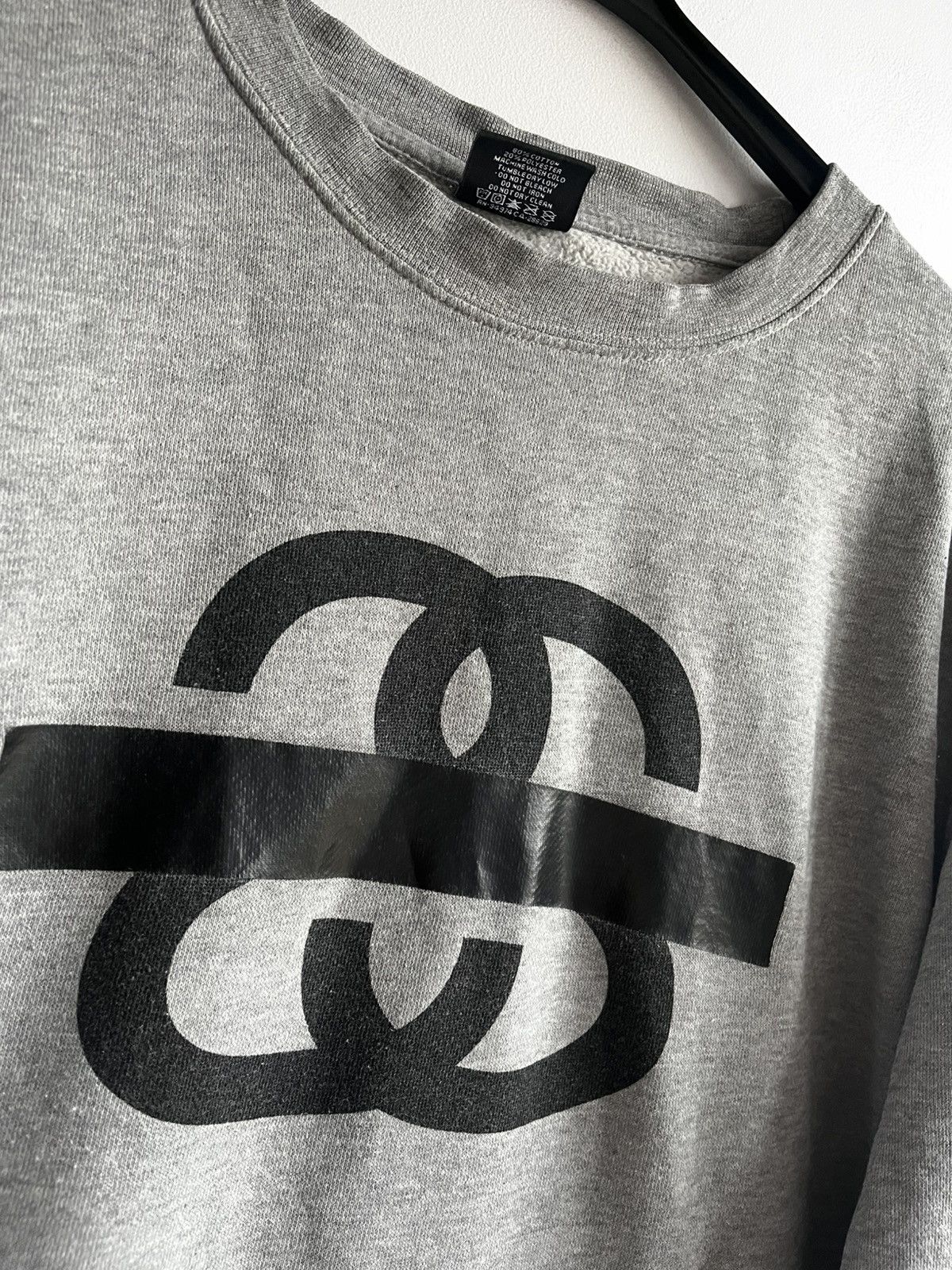 Stussy Stussy grey crewneck L Size US L / EU 52-54 / 3 - 2 Thumbnail