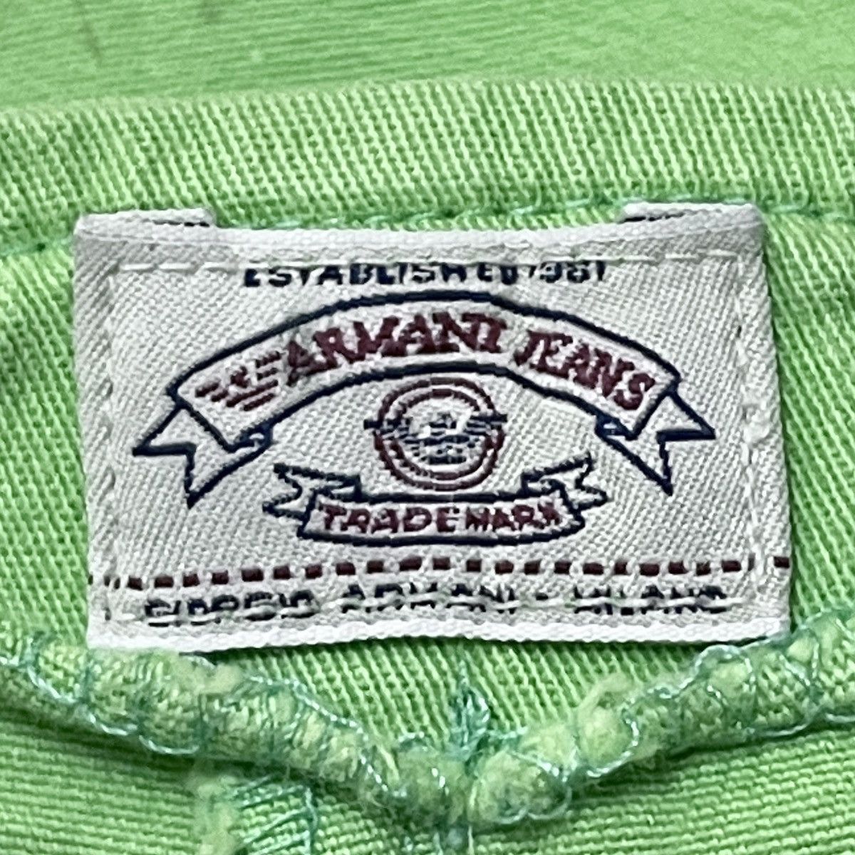 Giorgio Armani × Le Grande Bleu (L.G.B.) × Vintage Rare Design Vintage Brand Giorgio Armani Jeans Pants 1980s Size US 29 - 9 Thumbnail