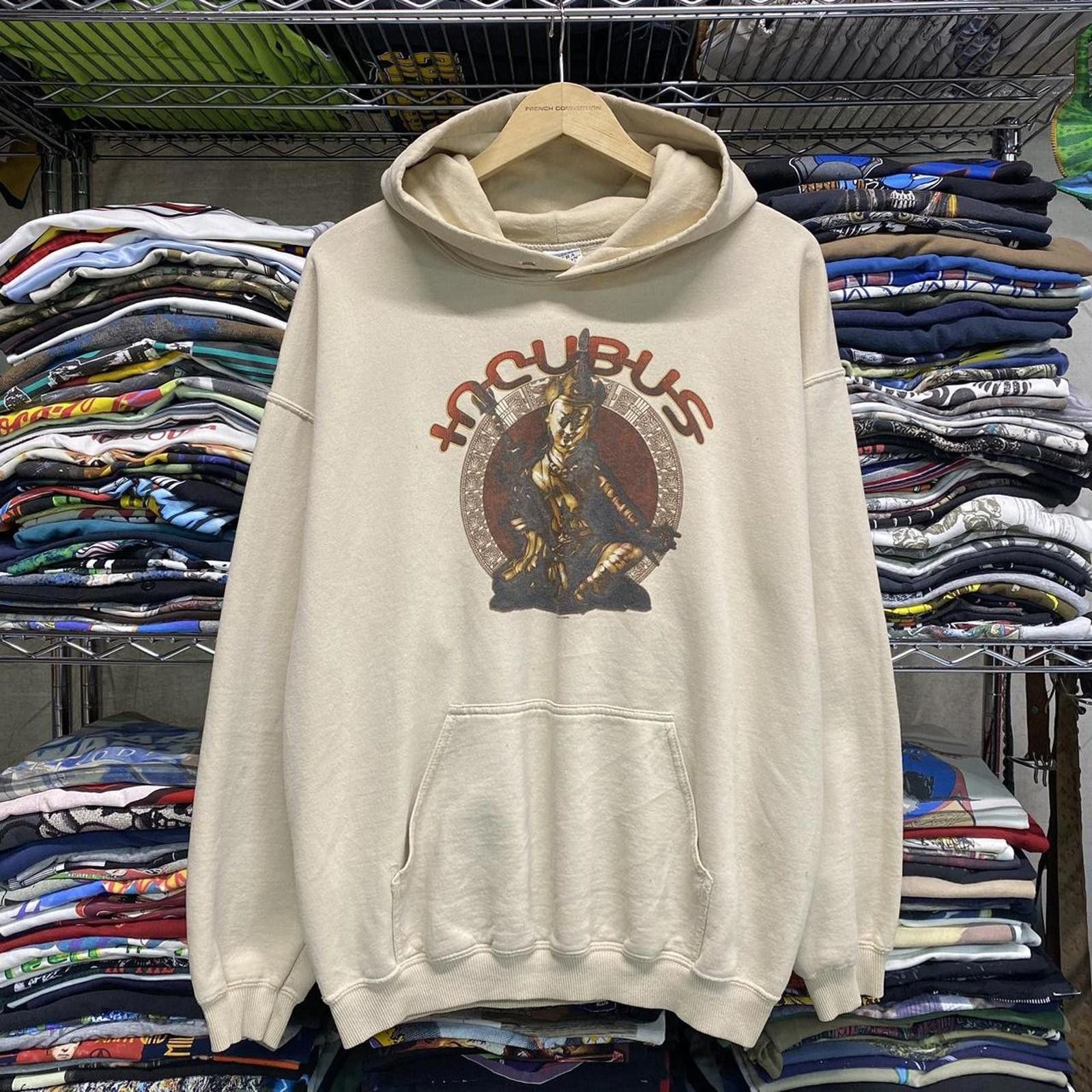 Band Tees 2002 cream and brown incubus band hoodie Size US L / EU 52-54 / 3 - 1 Thumbnail