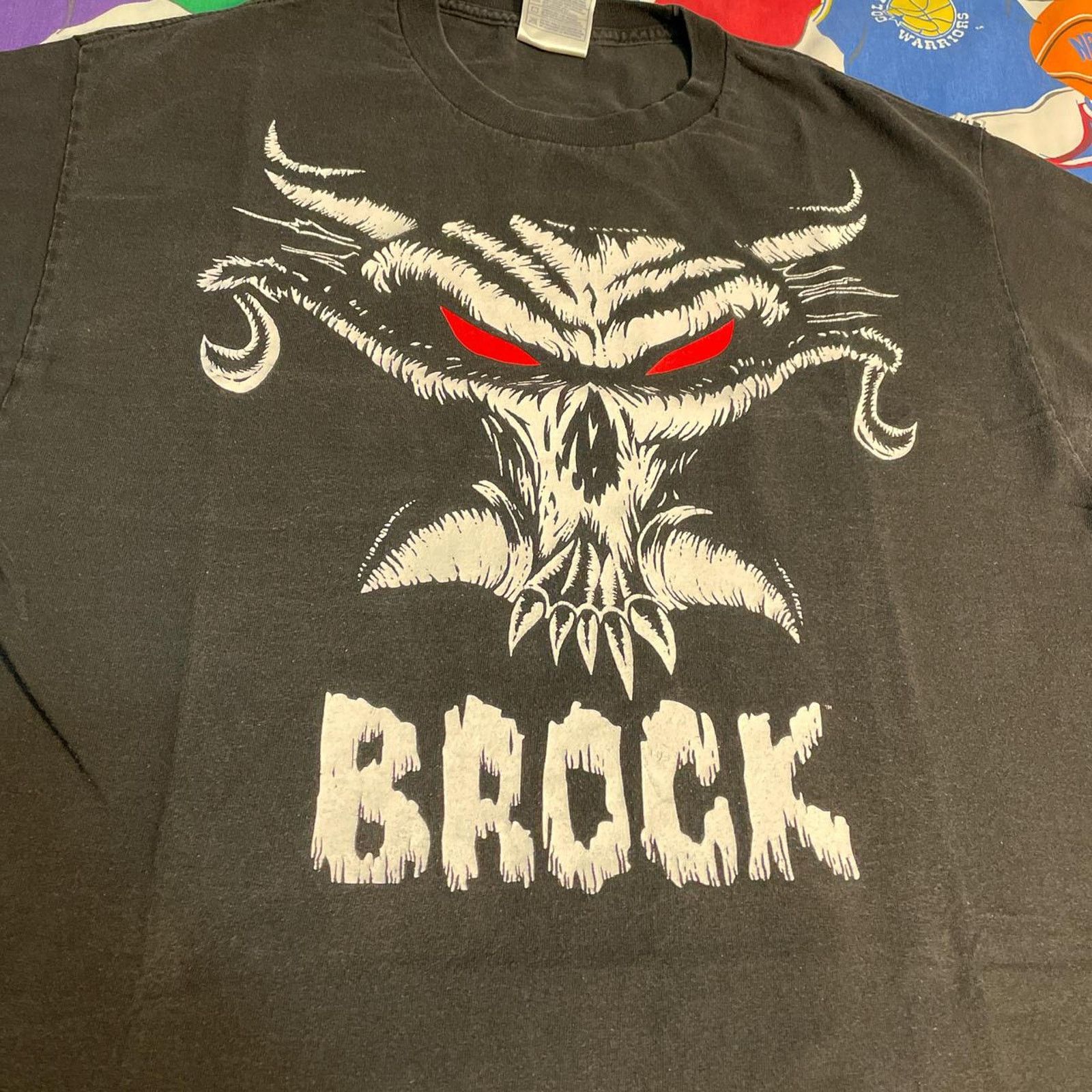 Vintage × WWF Vintage Brock Lesnar WWE “Next Big Thing T Shirt Size Large Size US L / EU 52-54 / 3 - 3 Thumbnail