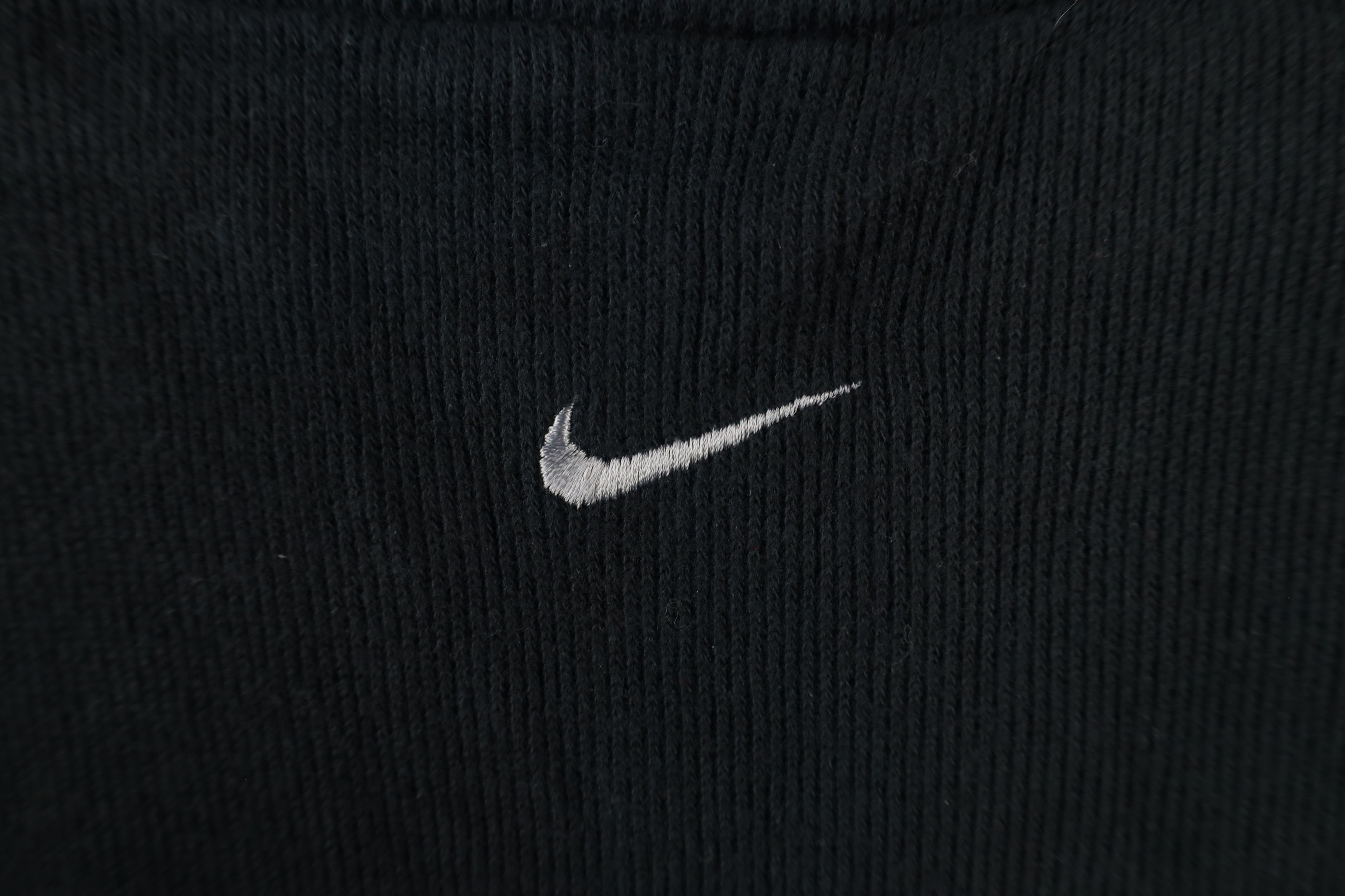 Nike × Vintage Vintage Nike Travis Scott Mini Swoosh Ribbed Knit Sweater Size US XXL / EU 58 / 5 - 10 Thumbnail
