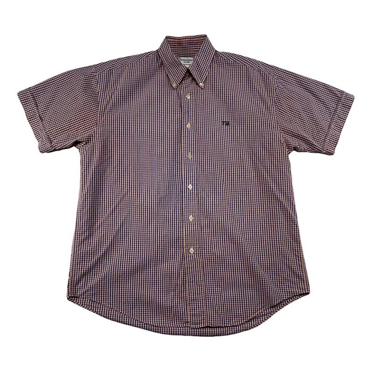 Yves Saint Laurent Multicolour Cotton Shirt Size L / US 10 / IT 46 - 1 Thumbnail