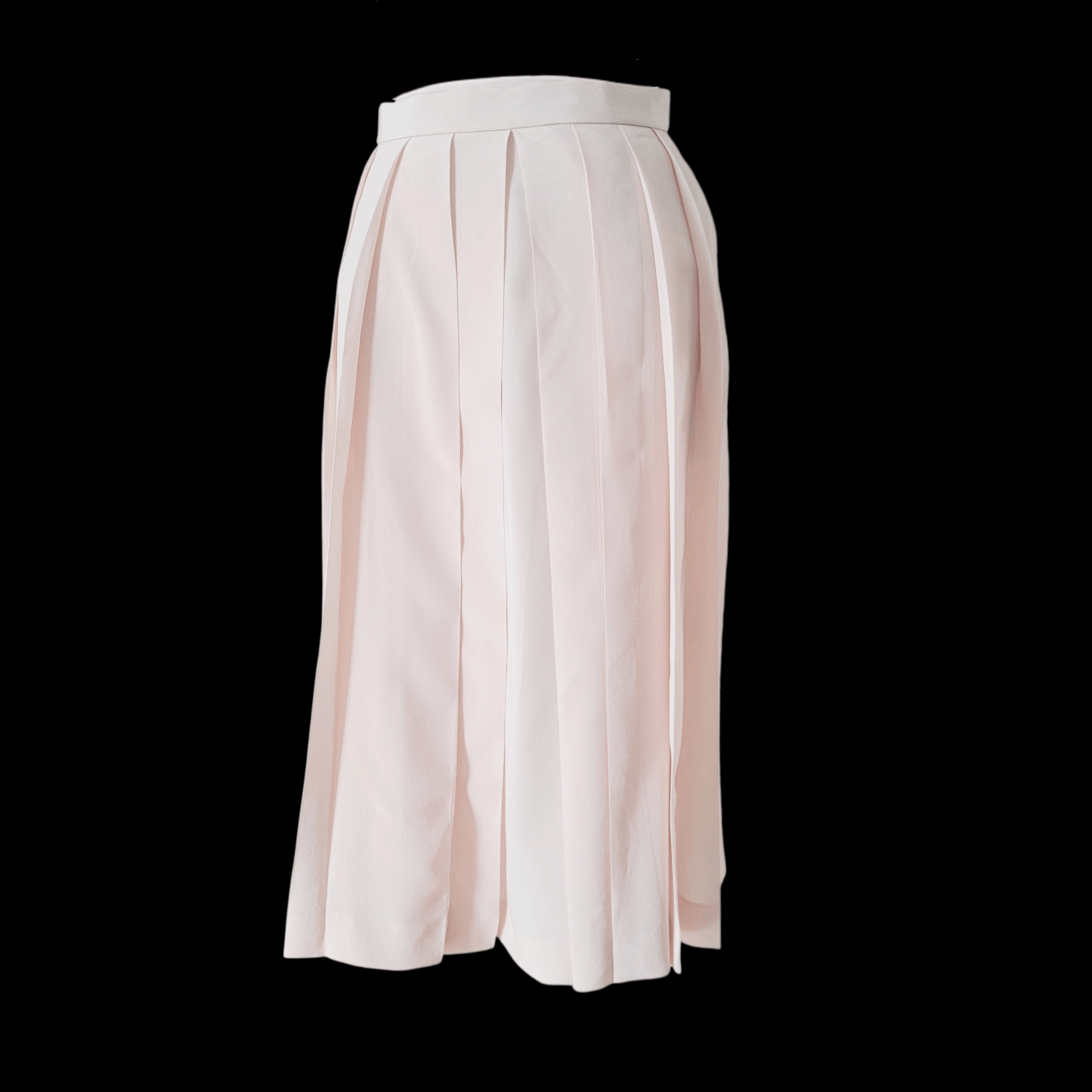 Salvatore Ferragamo Salvatore Ferragamo Silk Pleated Mid Length Skirt Size 30" / US 8 / IT 44 - 4 Thumbnail