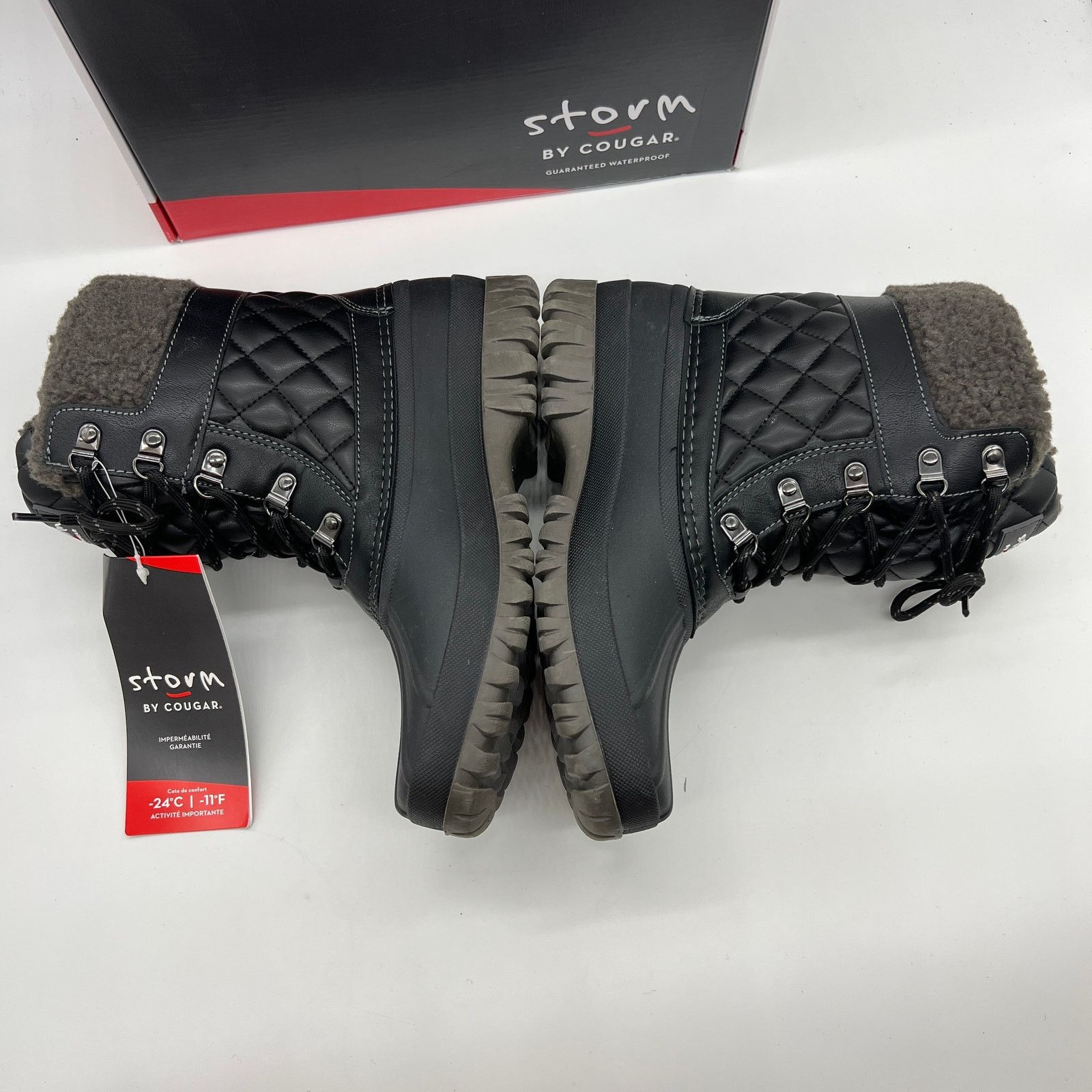 Other Cougar Waterproof Winter Boots Size 10 Black Quilt Carlisle Size US 10 / IT 40 - 8 Thumbnail