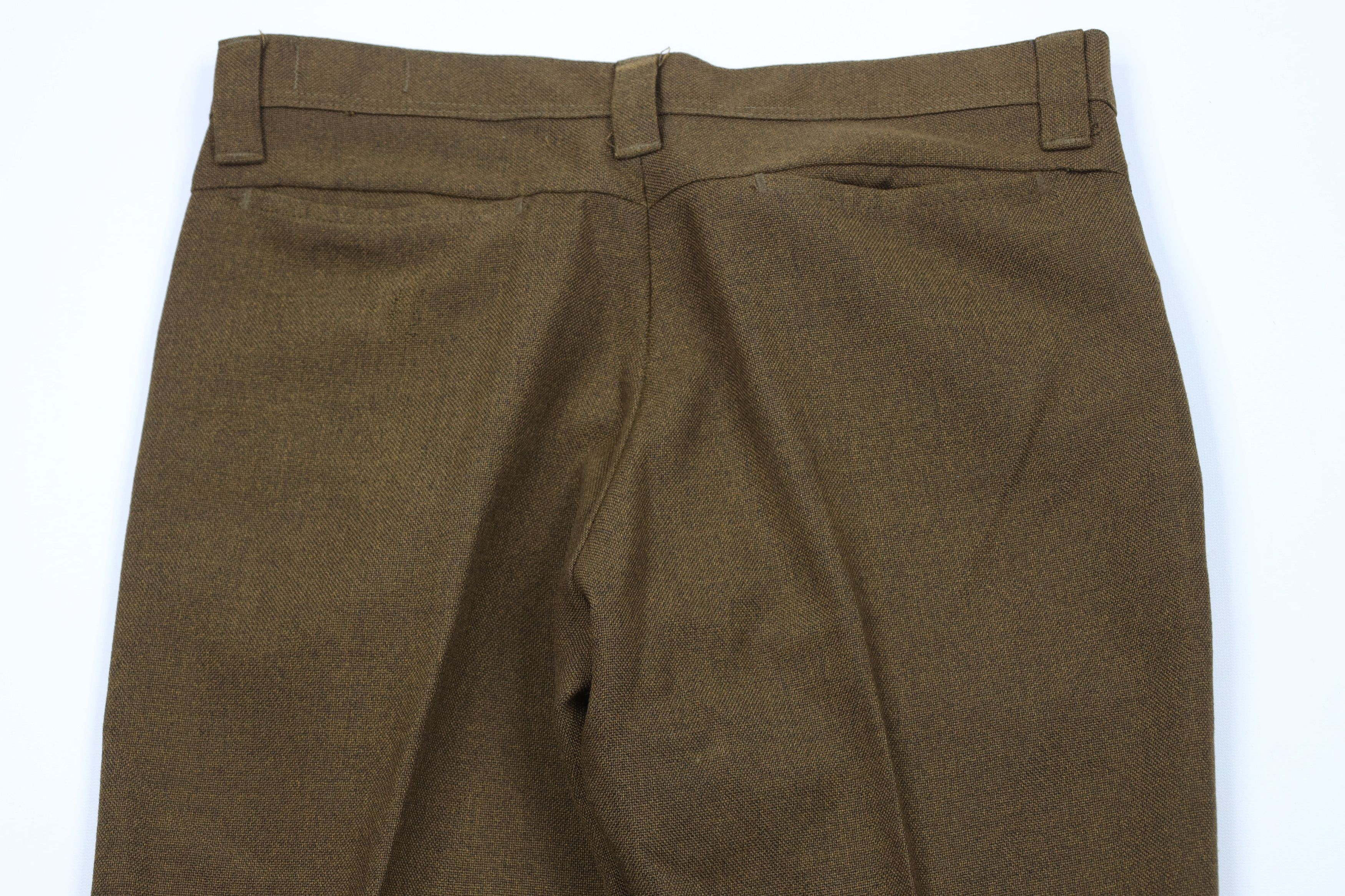 Vintage Vintage 70s Streetwear Burlap Knit Wide Leg Pants Brown USA Size US 32 / EU 48 - 8 Thumbnail