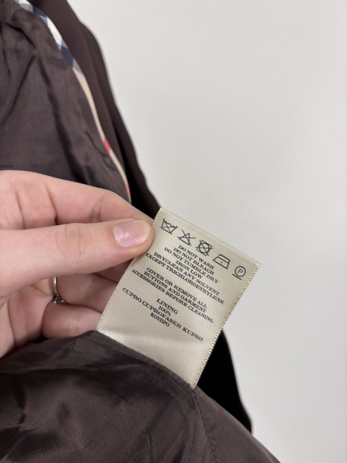 Burberry Burberry London Women’s Brown Double Breasted Blazer Jacket Size L / US 10 / IT 46 - 16 Thumbnail