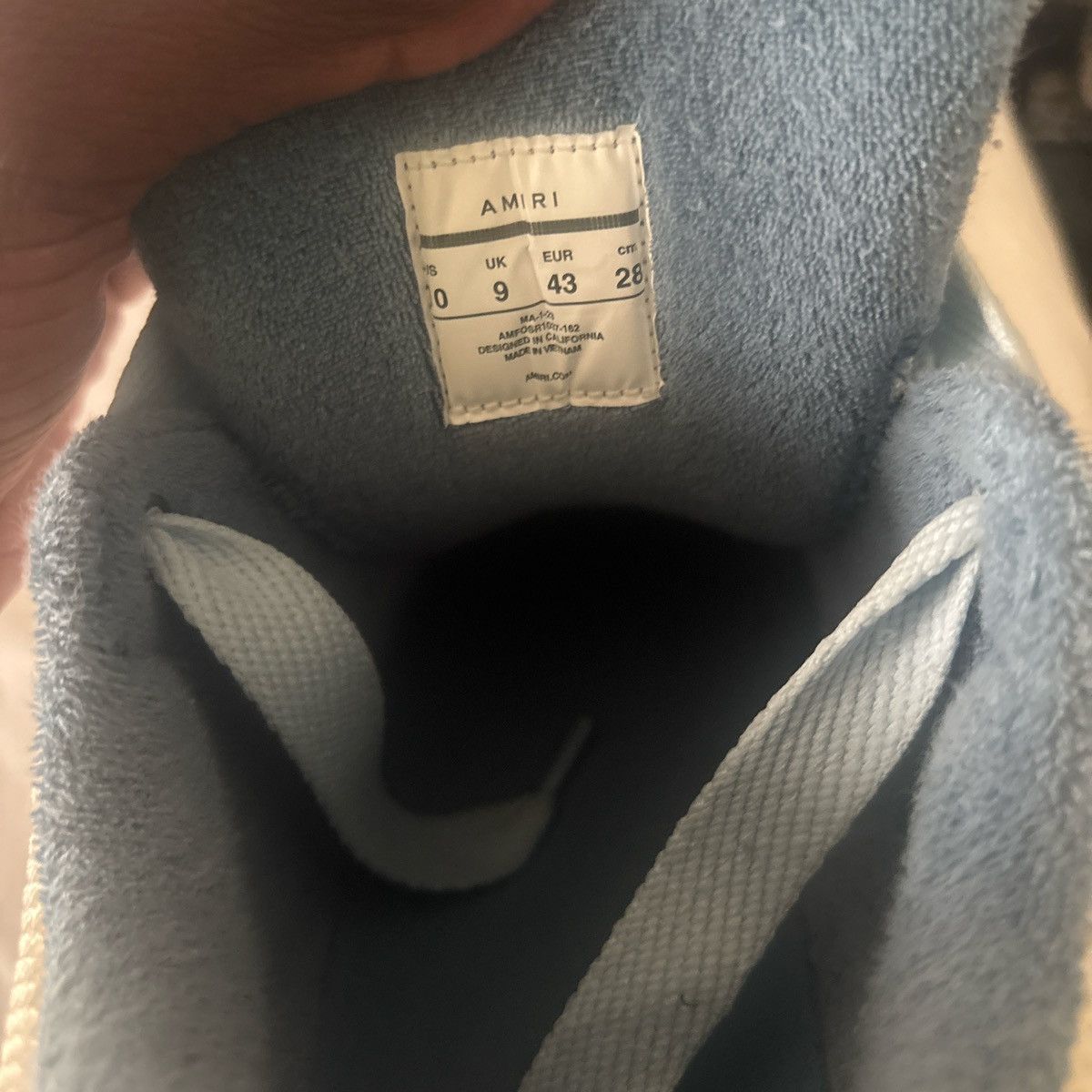 Amiri AMIRI MA-1 Alabaster Blue Size 10 US MEN Size US 10 / EU 43 - 5 Thumbnail