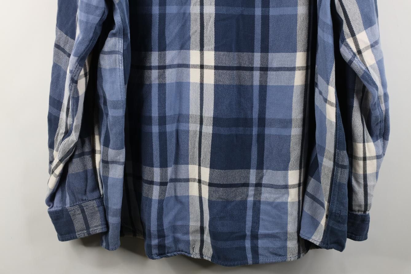 Levi's Vintage 90s Levis Baggy Cotton Flannel Button Shirt Plaid Size US XXL / EU 58 / 5 - 15 Thumbnail