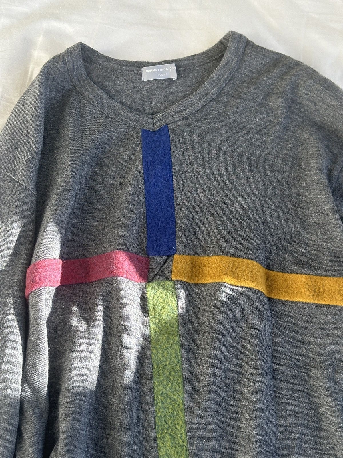 Comme des Garcons Homme × Designer × Vintage Comme des Garsons Homme AD1996 Wool Jumper Size US S / EU 44-46 / 1 - 2 Thumbnail