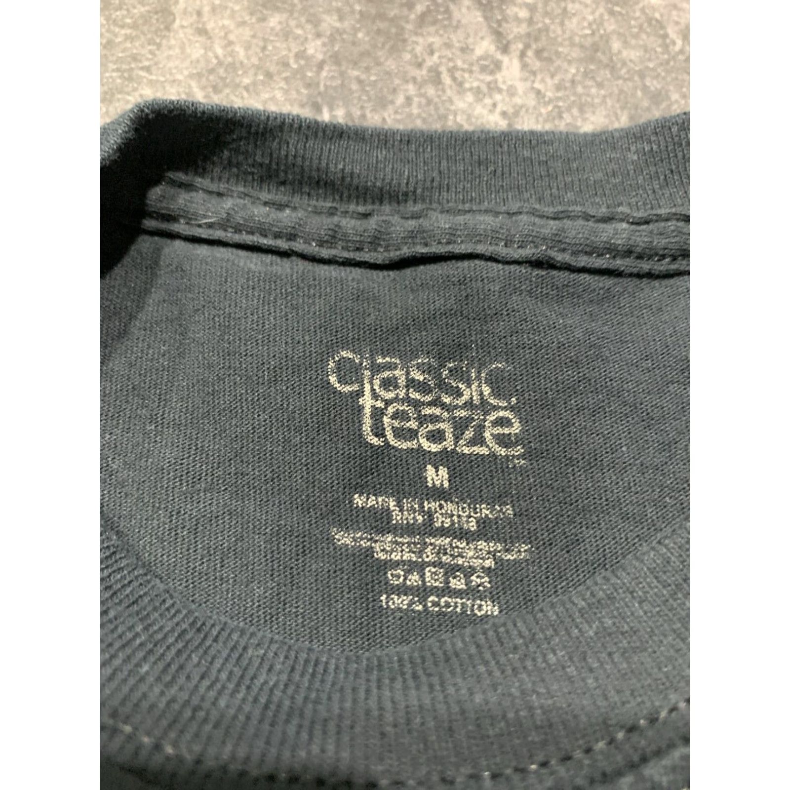 Vintage Christmas Reindeer Classic Teaze Short Sleeve T Shirt Black Medium Unisex Adult Size US M / EU 48-50 / 2 - 4 Thumbnail
