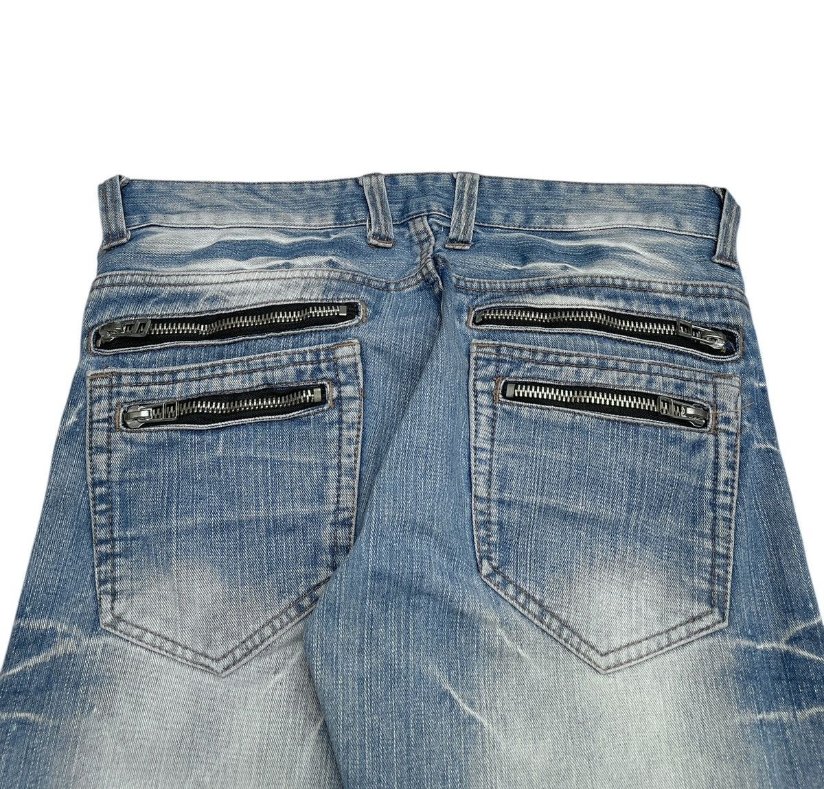 If Six Was Nine × Japanese Brand × Vintage Rare Design Vintage Brand Root Three Jeans 2000s Size US 35 - 4 Thumbnail