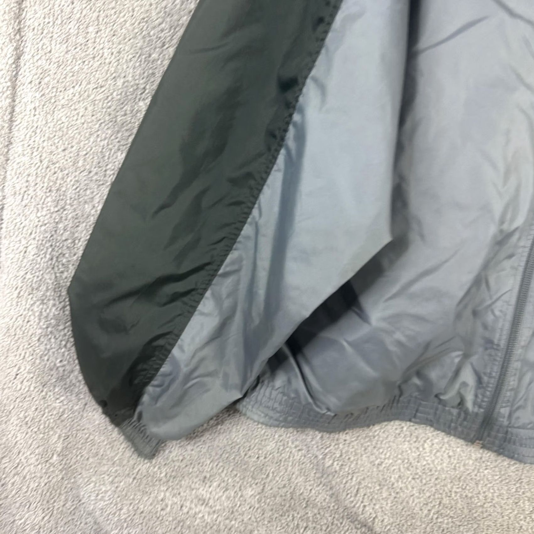 Adidas Adidas Windbreaker Jacket Mens XL Gray Colorblock Full Zip Nylon Athletic Size US XL / EU 56 / 4 - 2 Thumbnail
