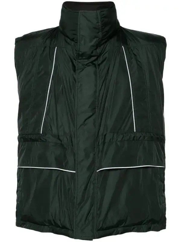 Balenciaga ‼️RETAIL $3.8K‼️Logo-Print Puffer Vest Size US L / EU 52-54 / 3 - 1 Thumbnail