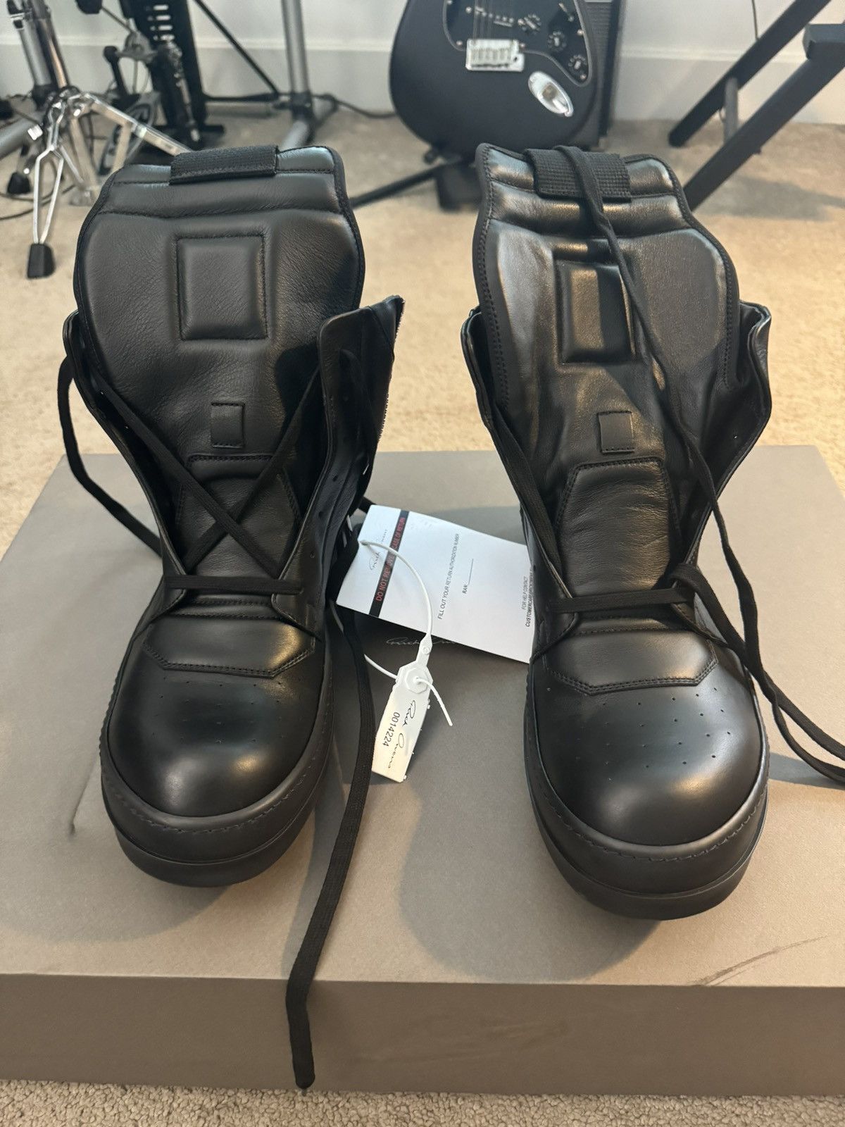 image of Rick Owens Boots in Black, Men's (Size 10)