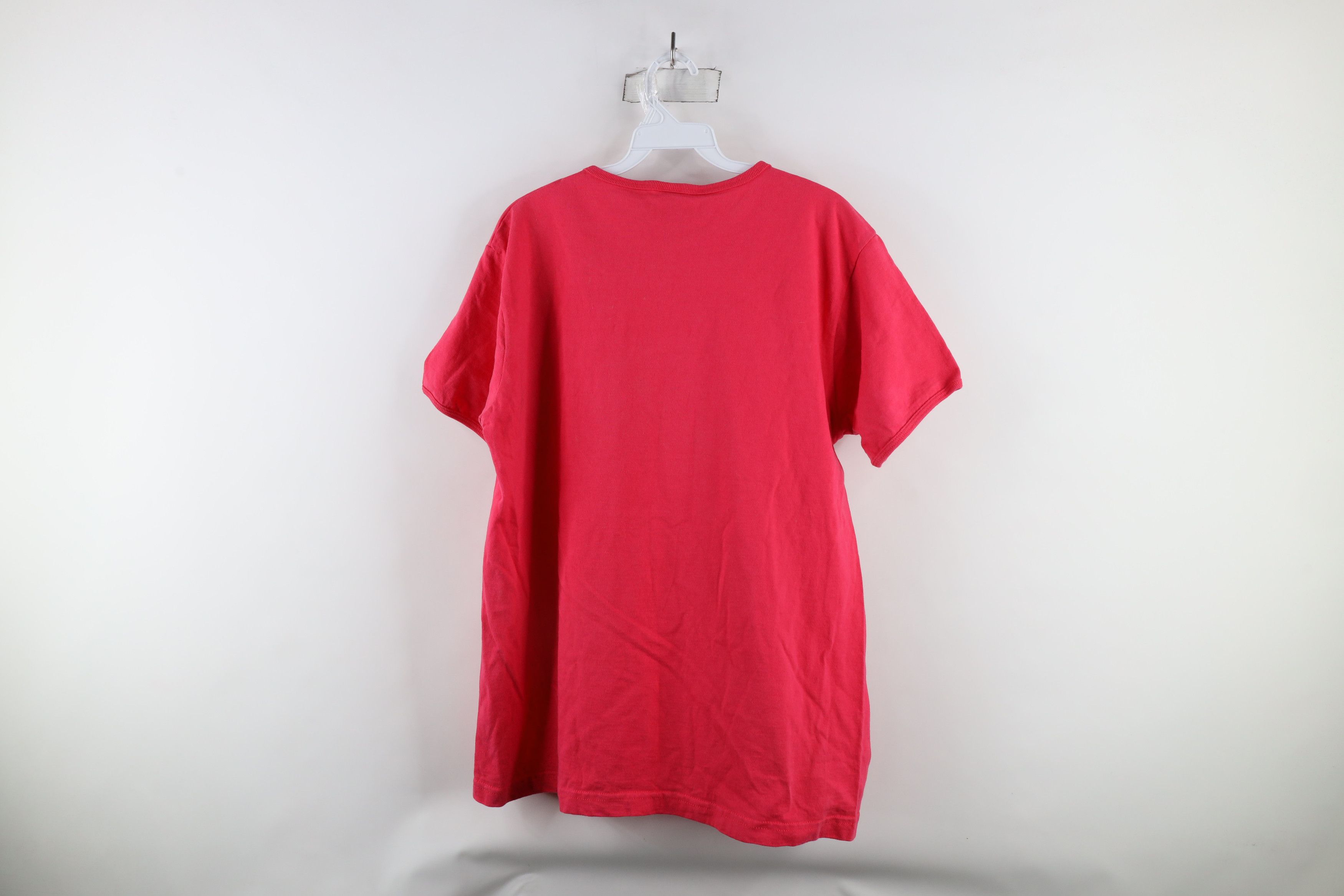 Vintage Vintage 90s Streetwear Flower Birdhouse T-Shirt Pink Size L / US 10 / IT 46 - 13 Thumbnail