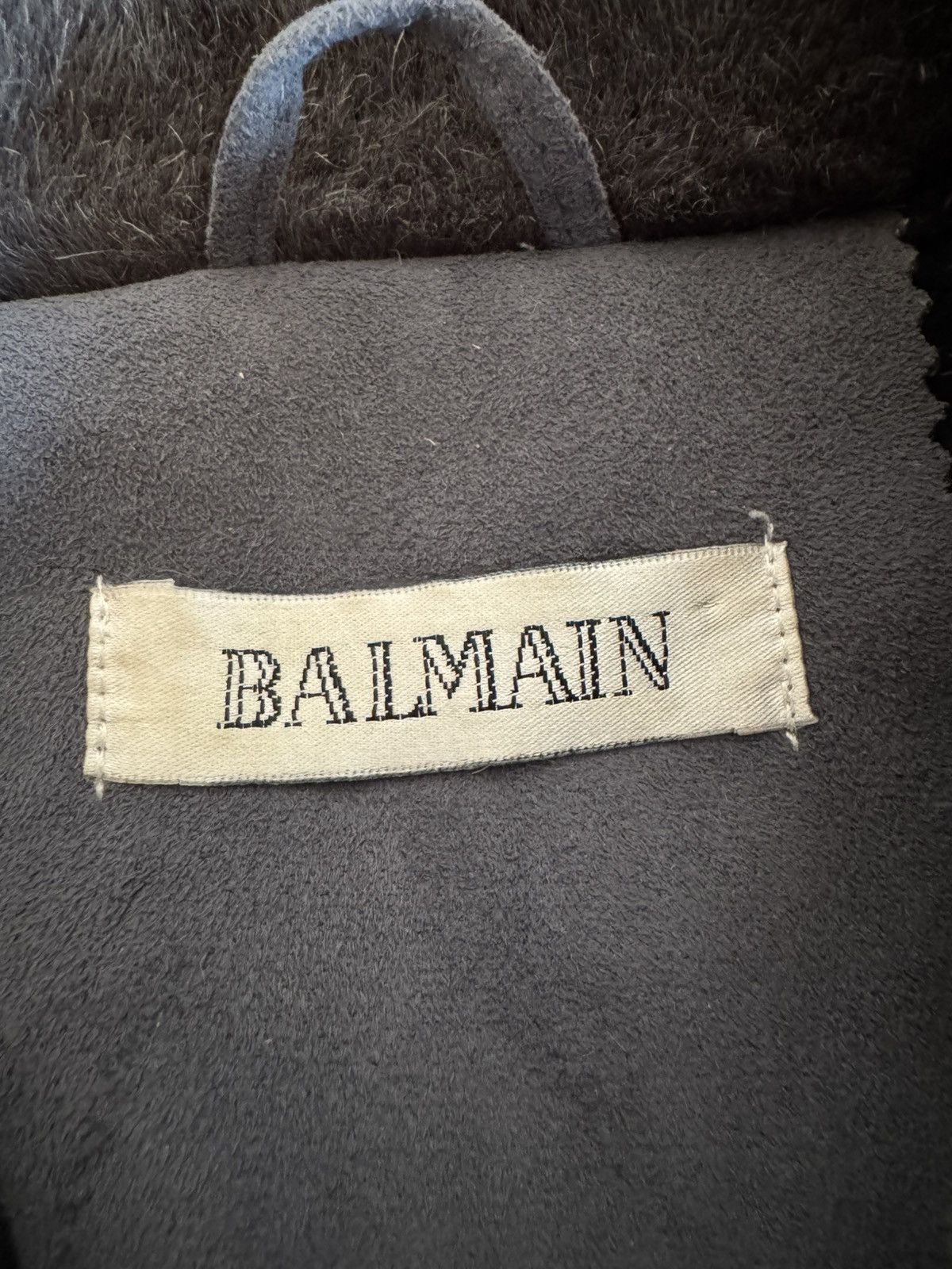 Balmain Balmain Paris Vintage Coat Navy Fur size 42 XL rare Size XL / US 12-14 / IT 48-50 - 10 Thumbnail